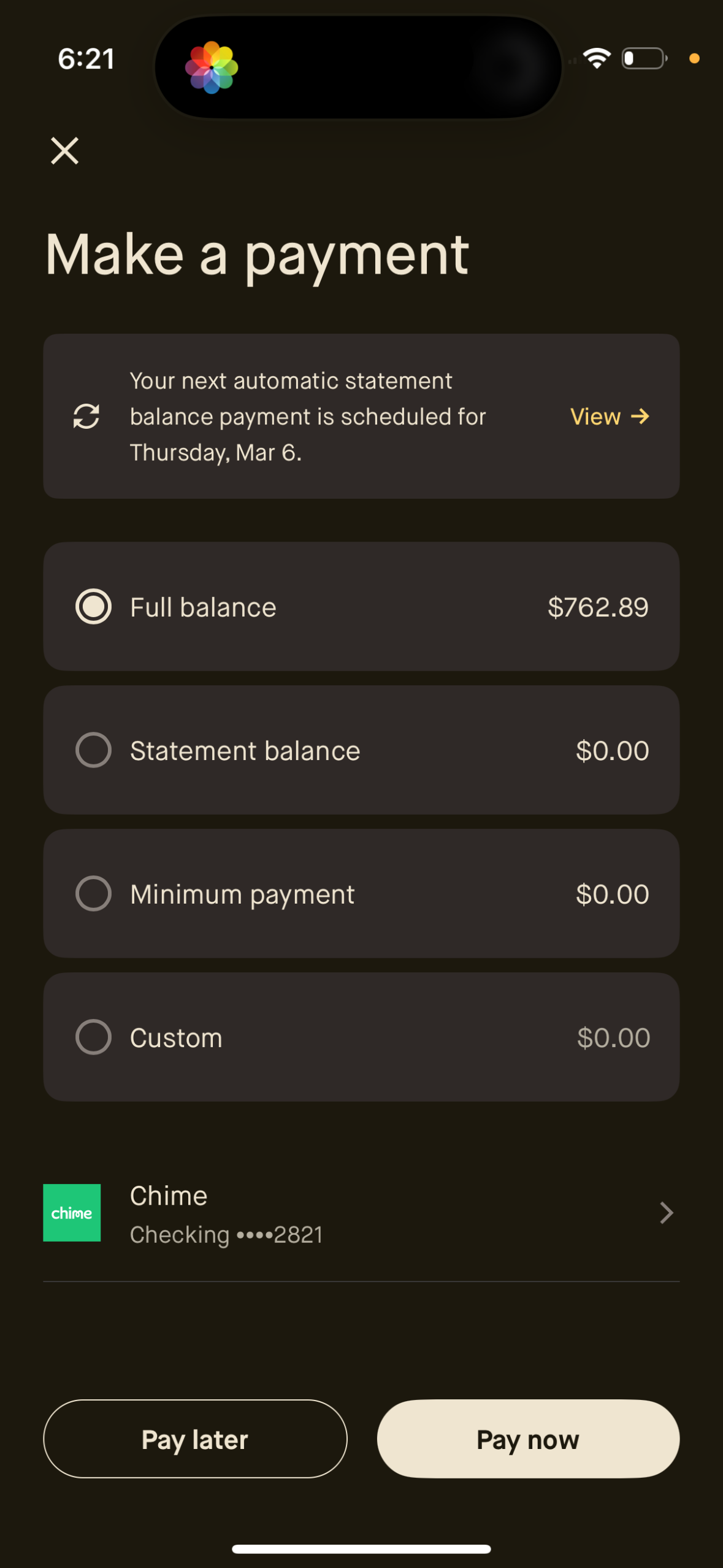 robinhood-credit checkout screenshot