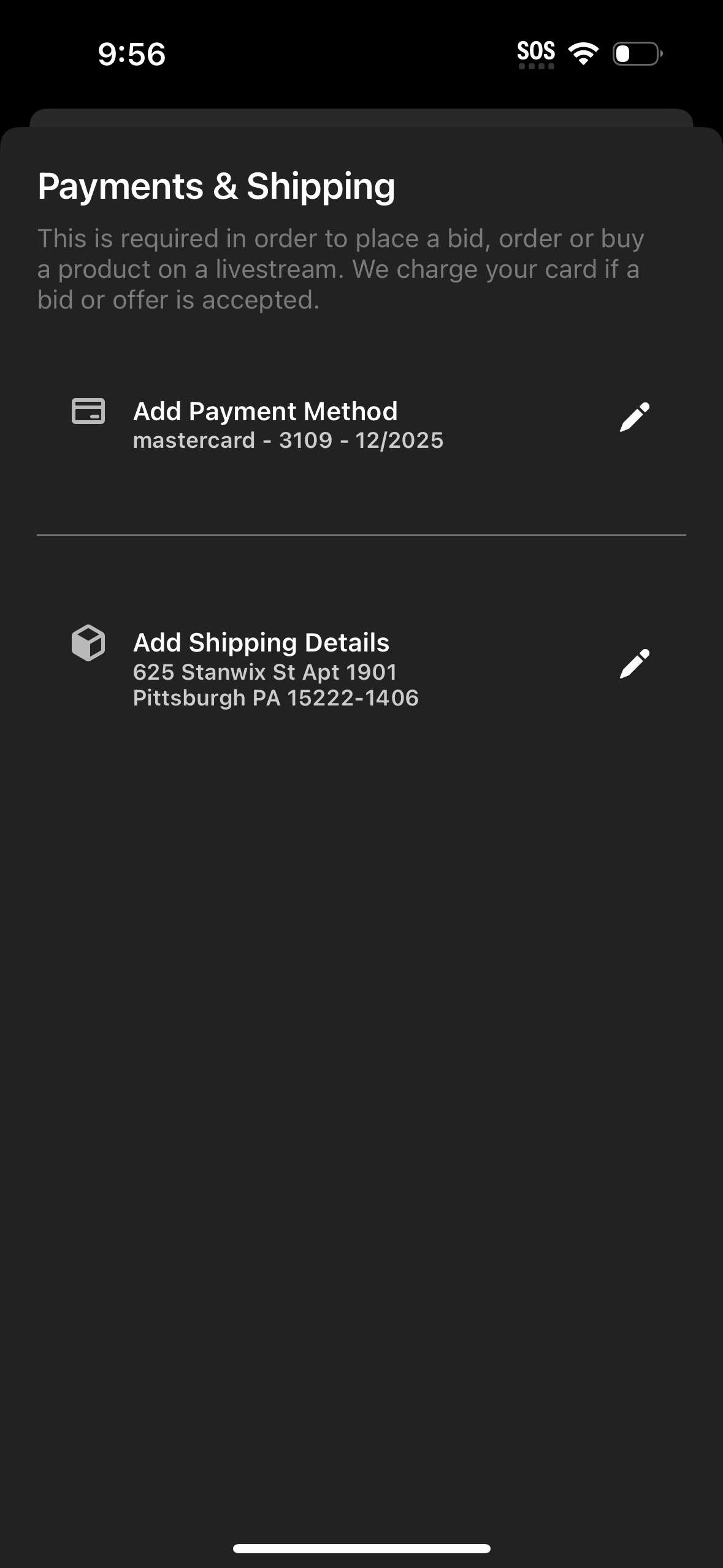 whatnot checkout screenshot