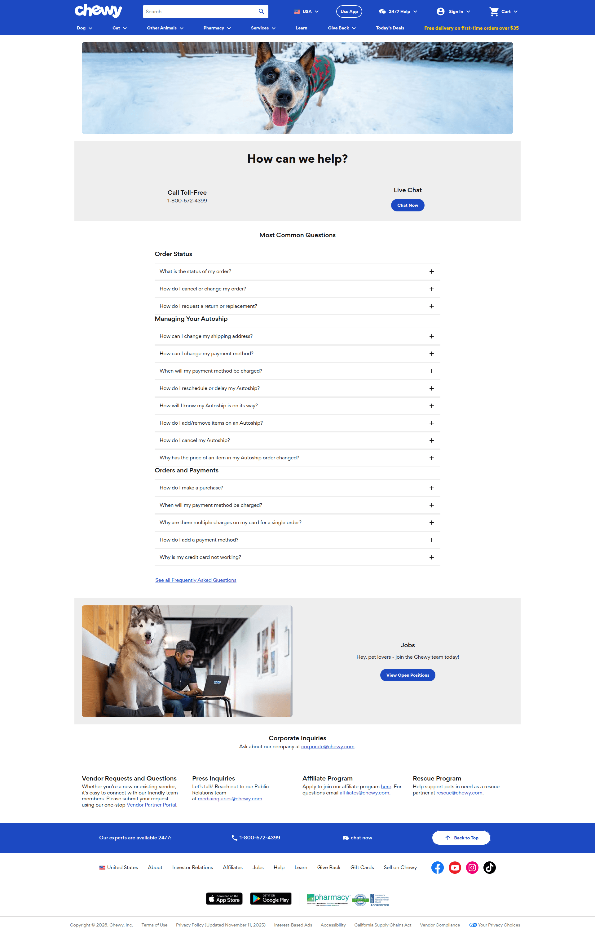 chewy checkout screenshot