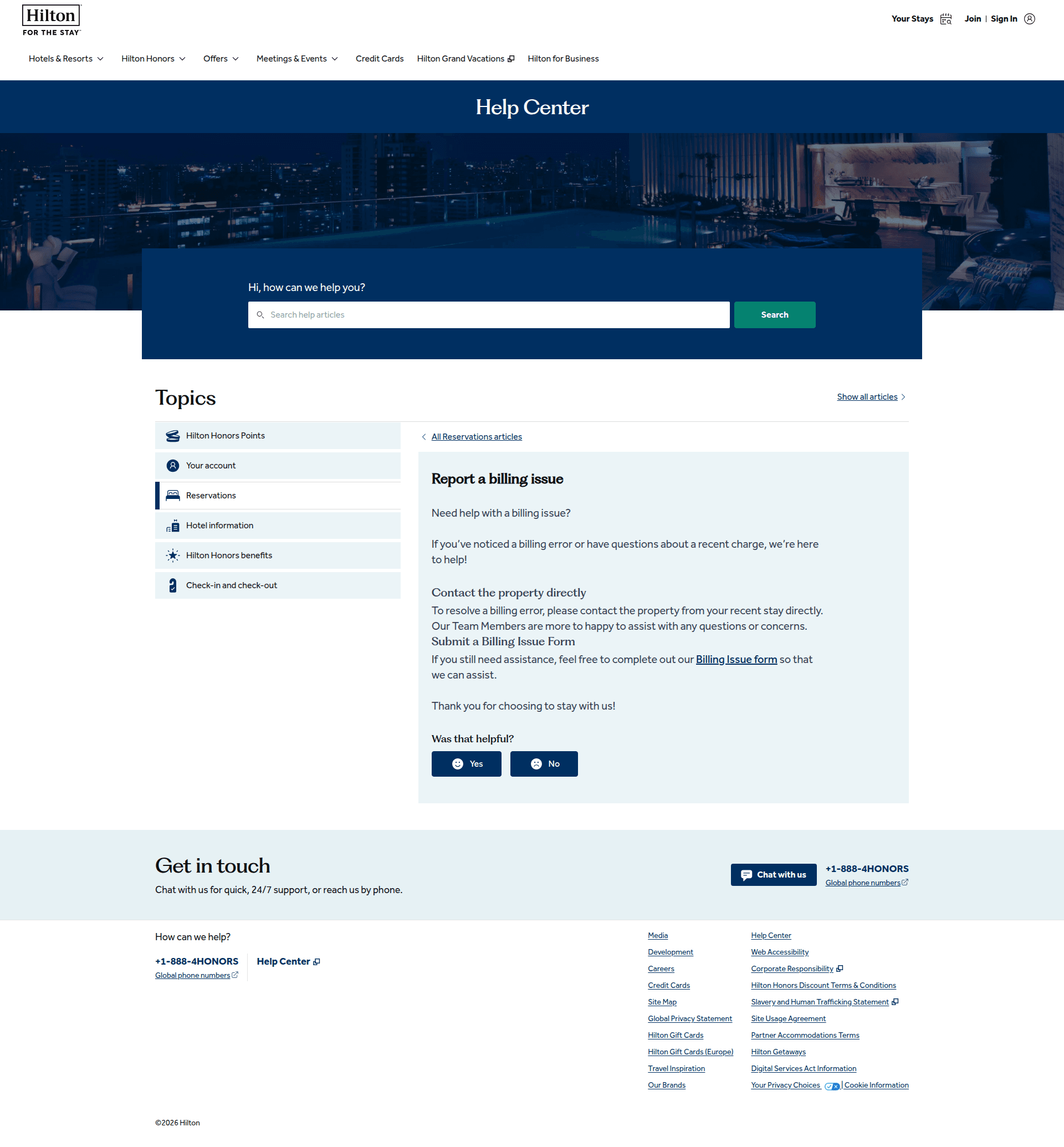 hilton-honors checkout screenshot