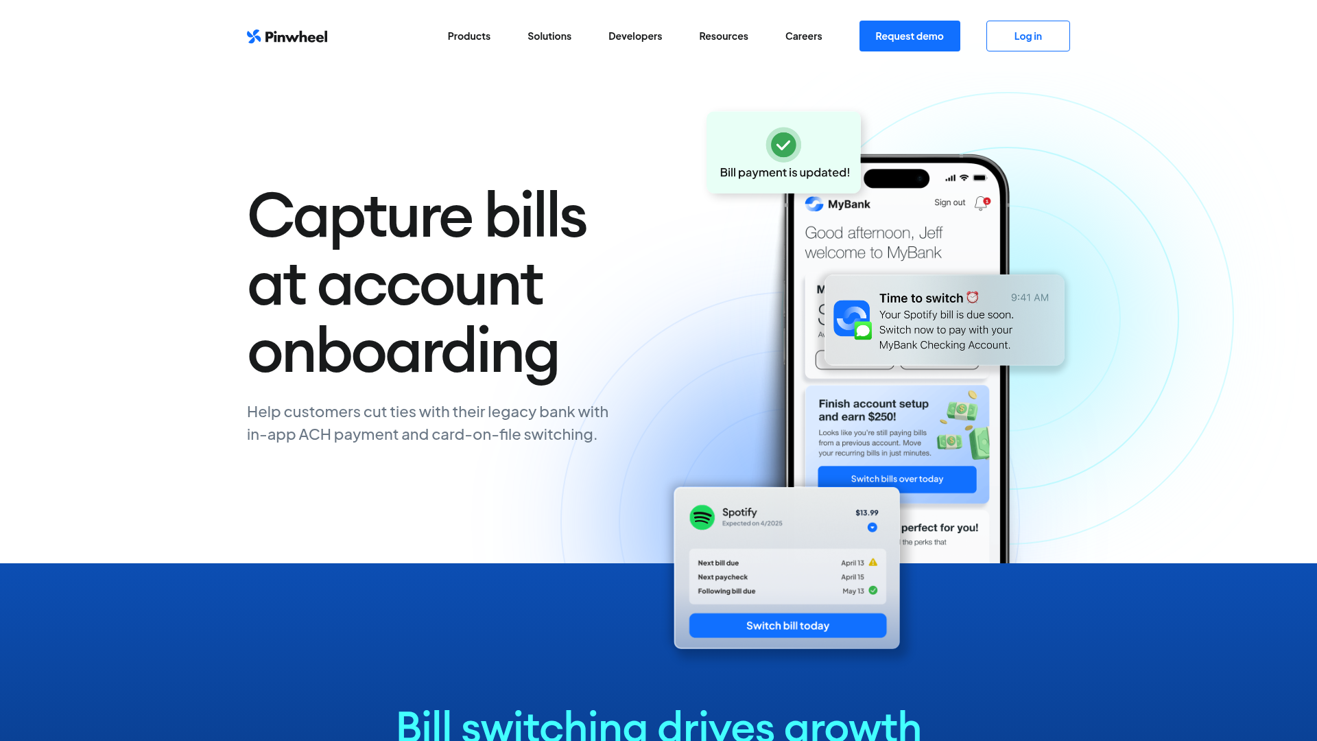 pinwheel checkout screenshot