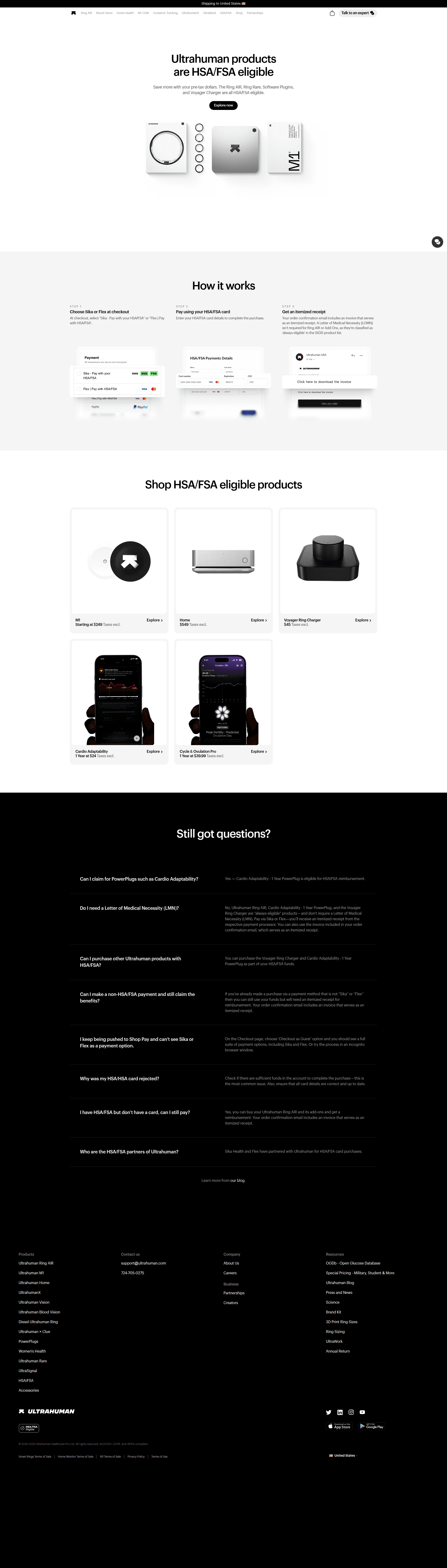 ultrahuman checkout screenshot