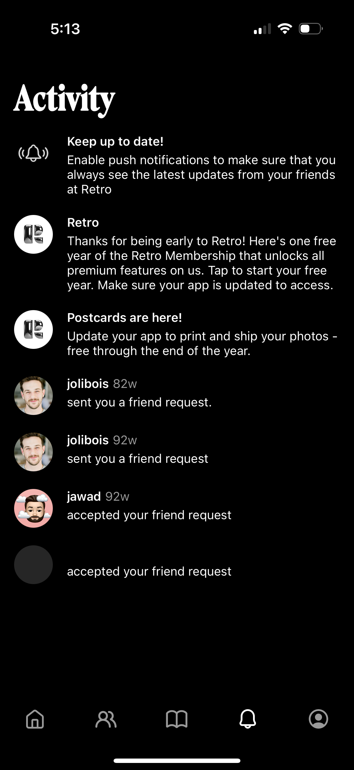 retro dashboard screenshot