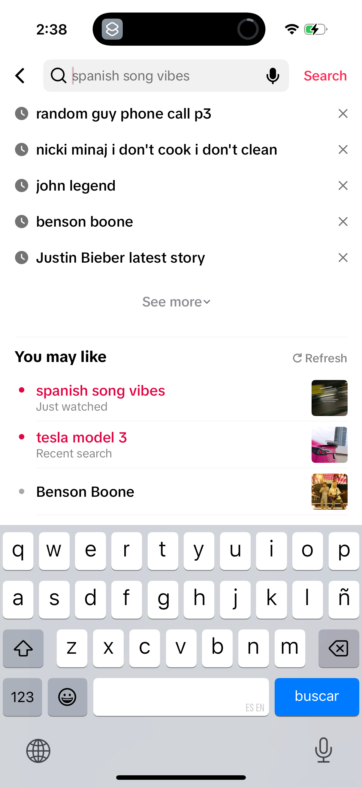tiktok dashboard screenshot