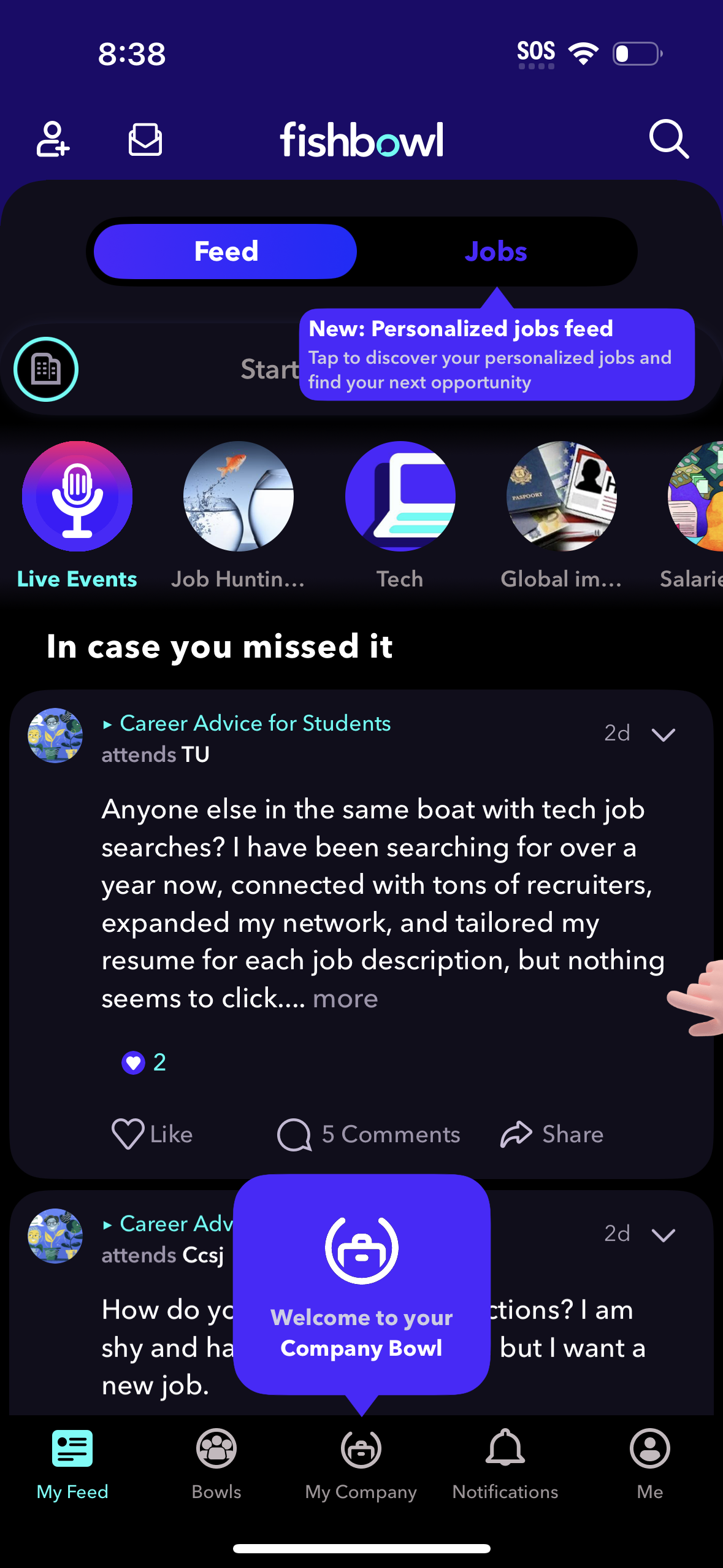 fishbowl dashboard screenshot