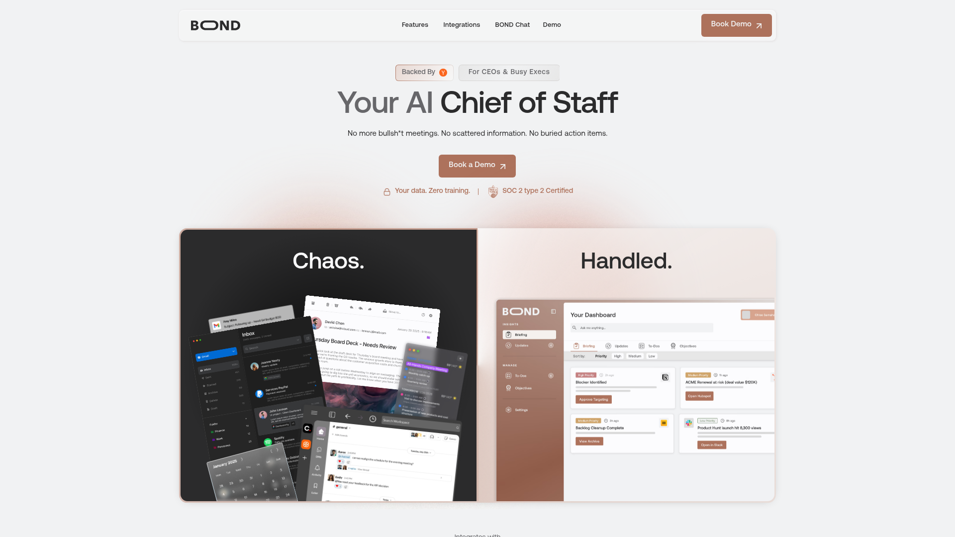 bond dashboard screenshot