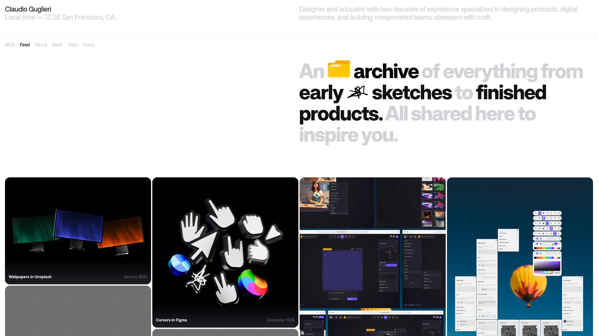 claudio-guglieri dashboard screenshot
