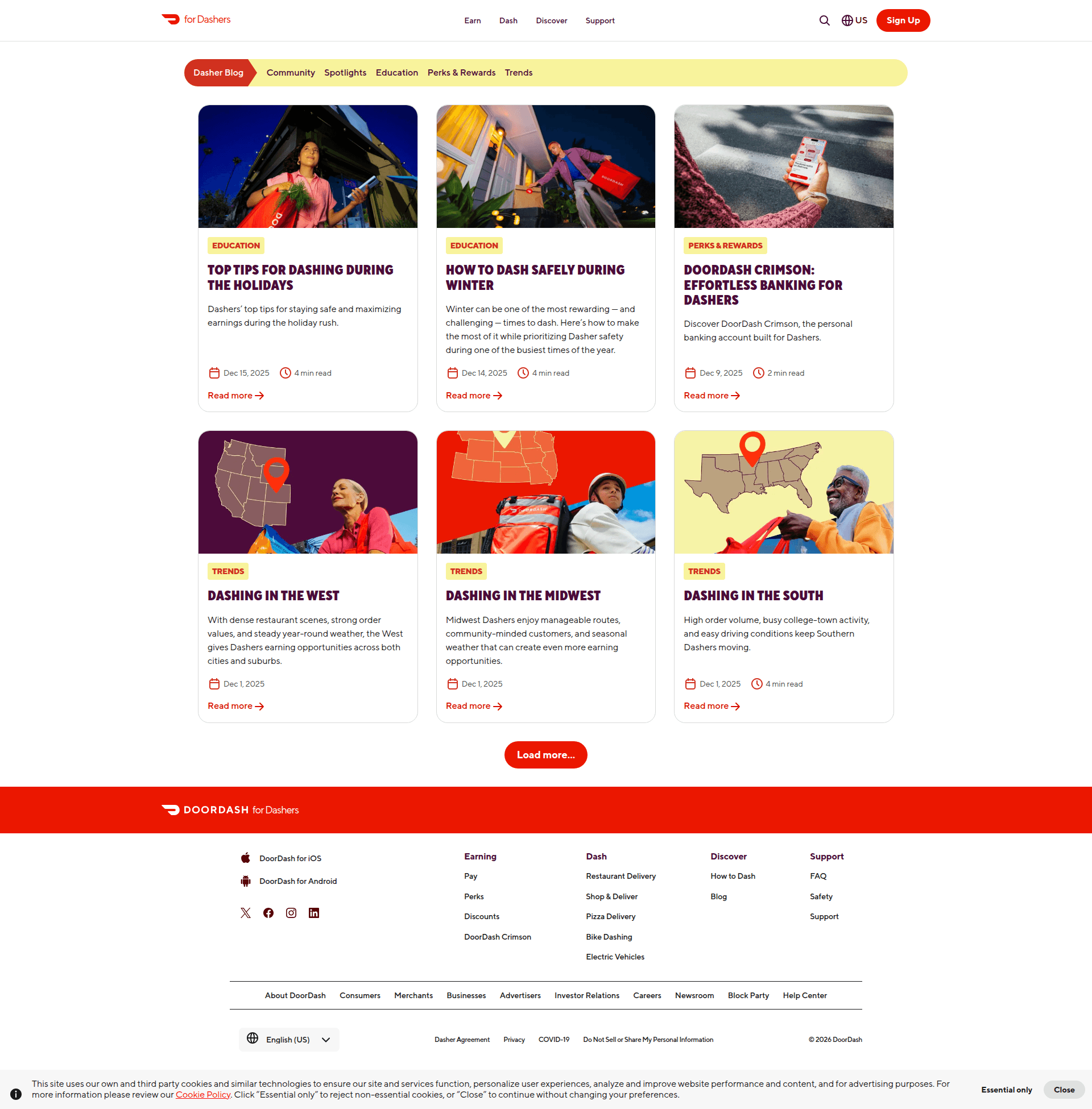 dasher dashboard screenshot