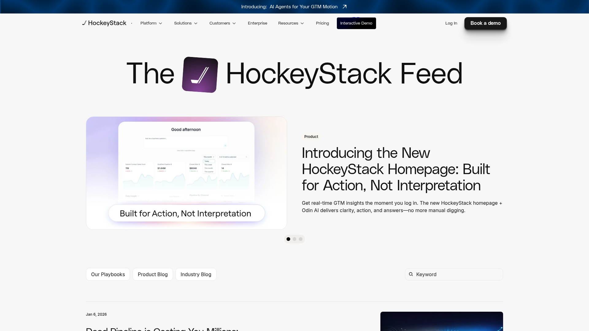 hockeystack dashboard screenshot