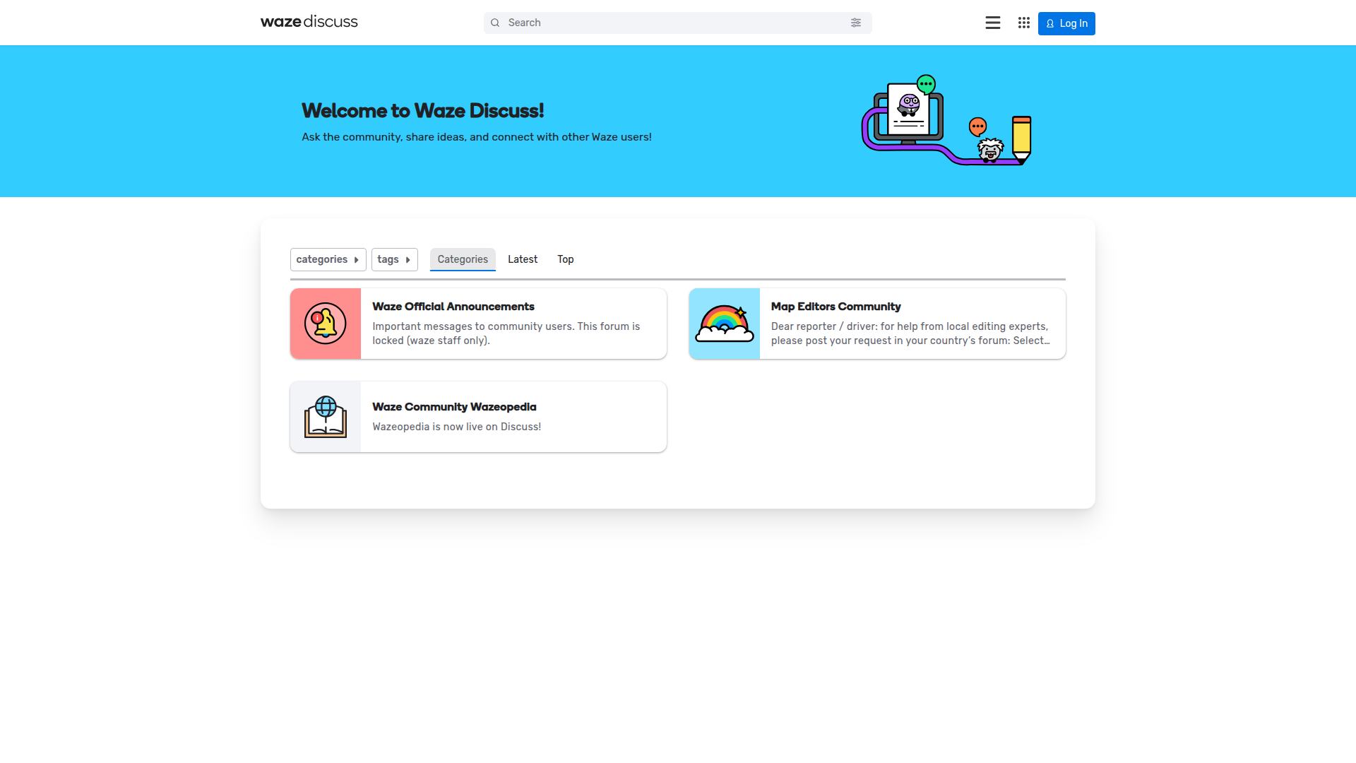 waze dashboard screenshot