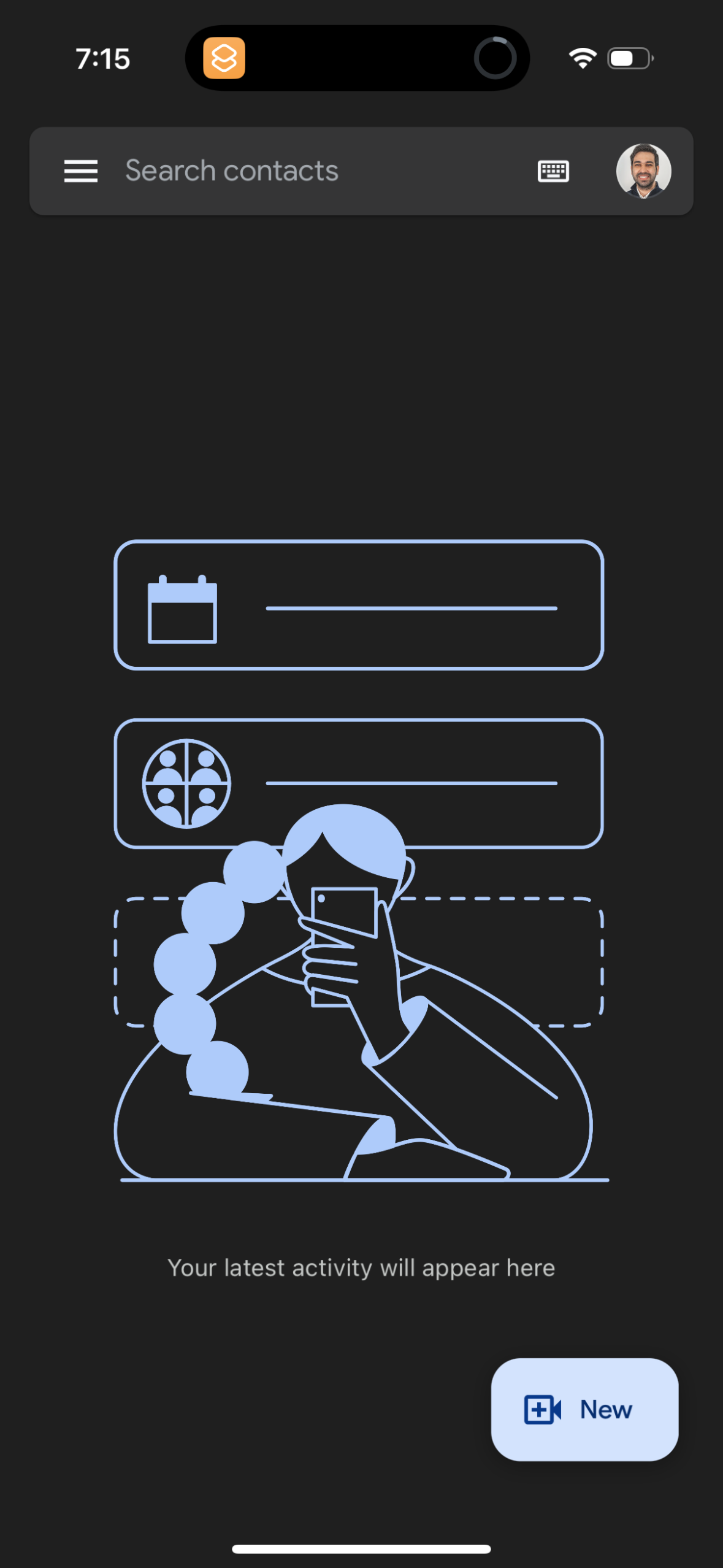 meet empty-state screenshot