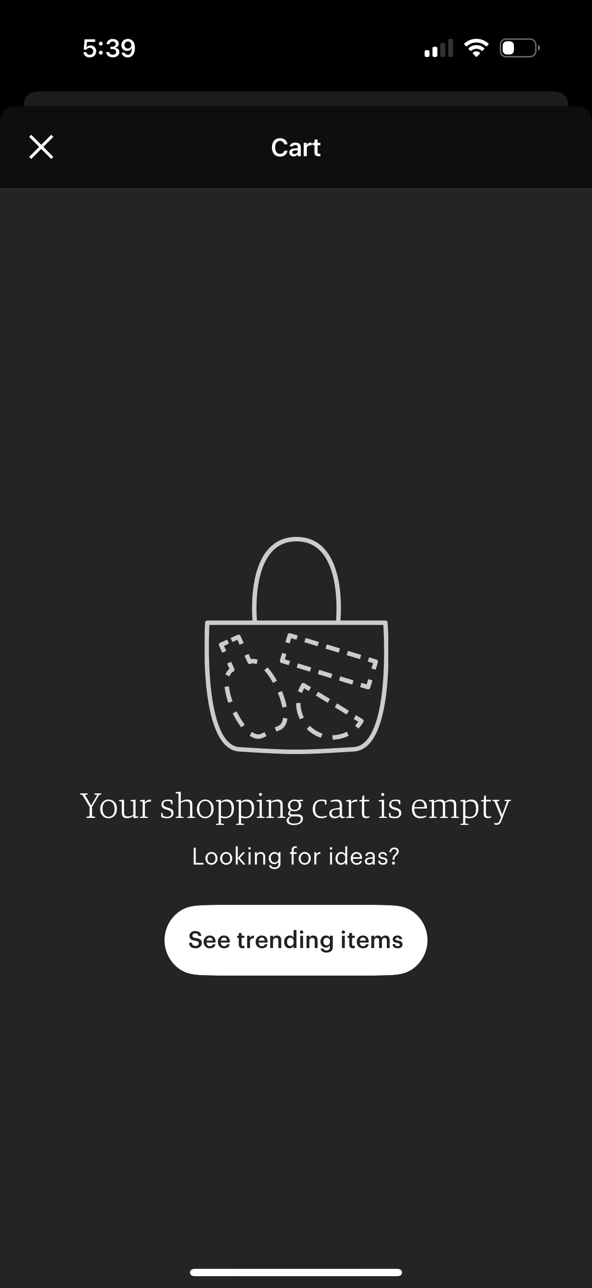 etsy empty-state screenshot