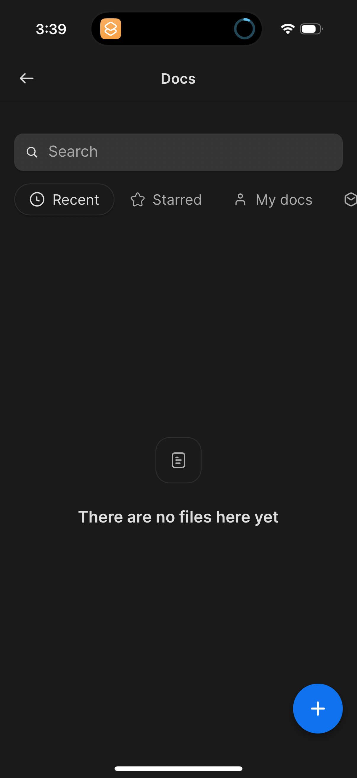 zoom empty-state screenshot