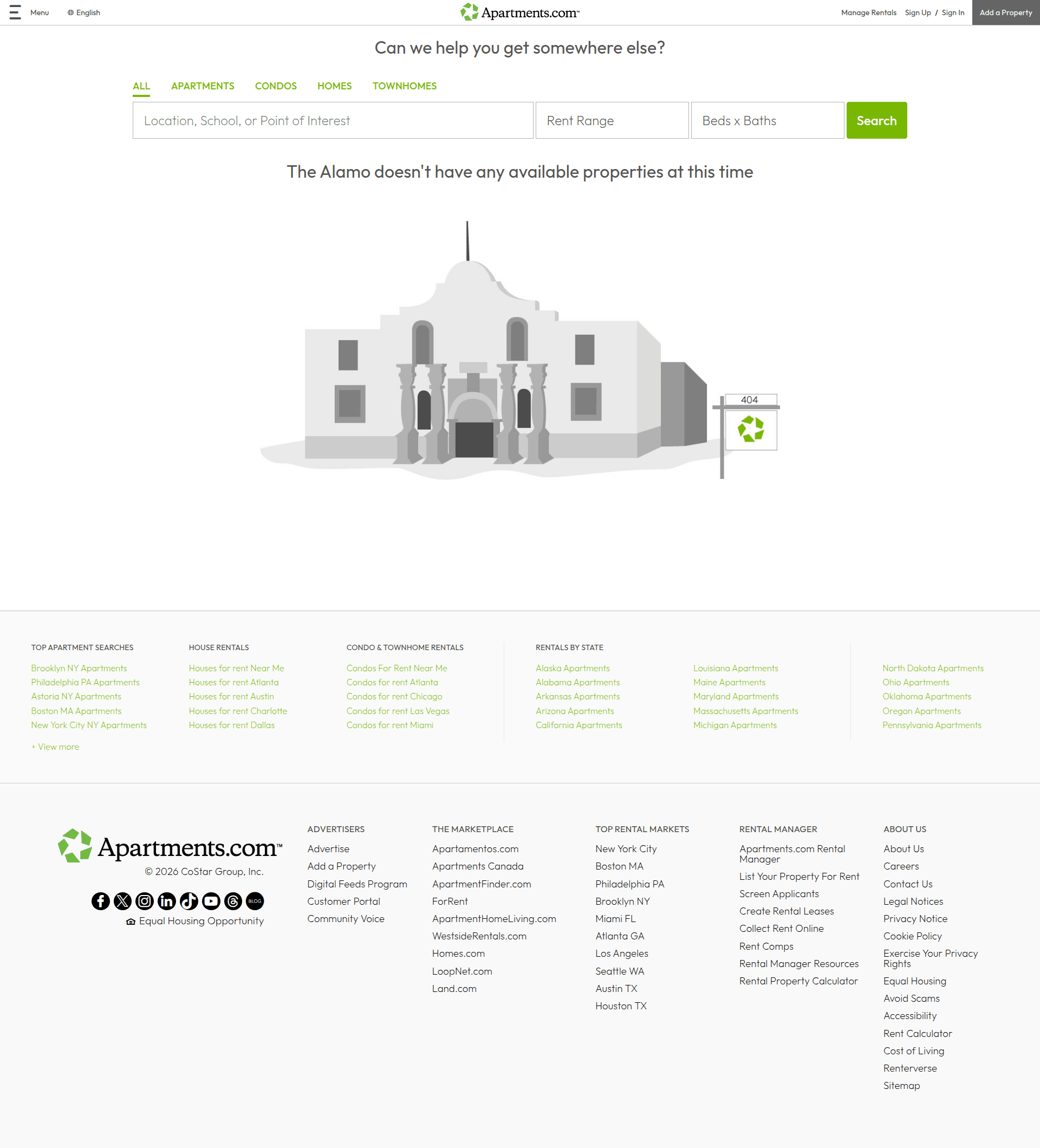 apartmentscom empty-state screenshot