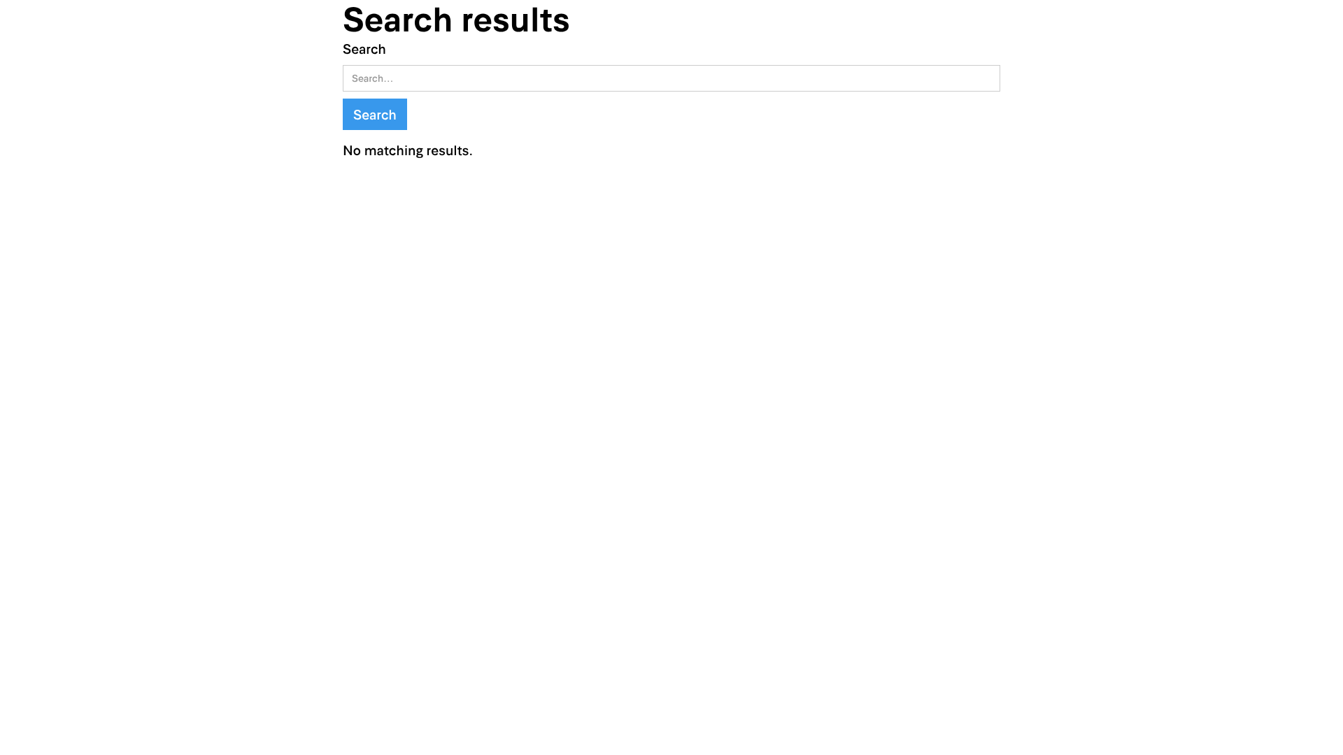cx2 empty-state screenshot