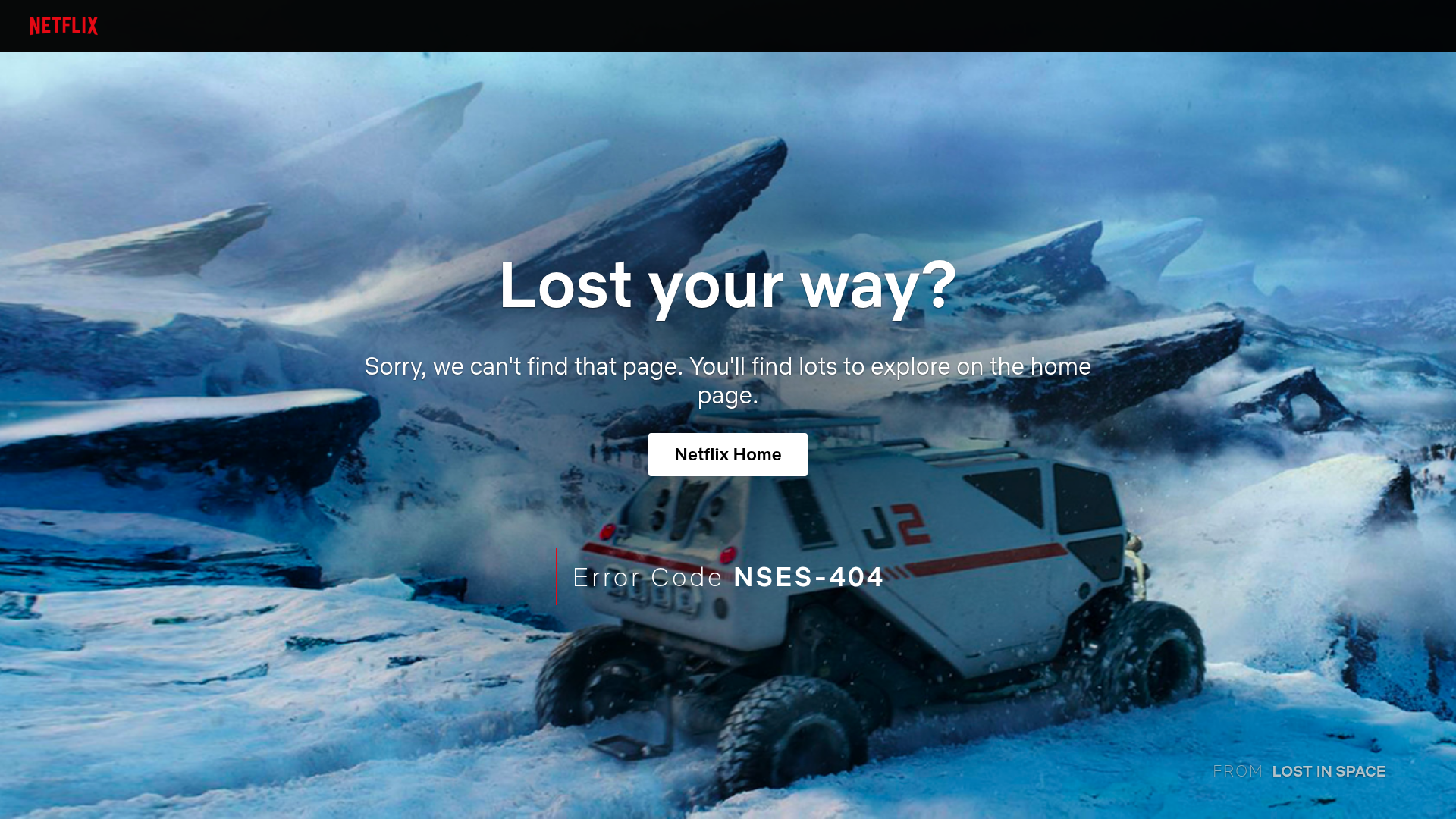 netflix error screenshot