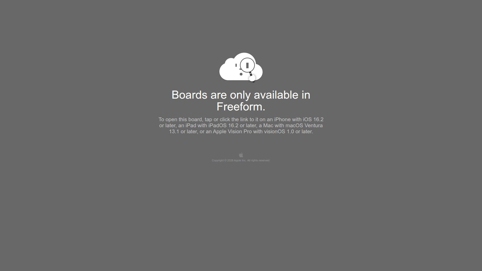 reminders error screenshot