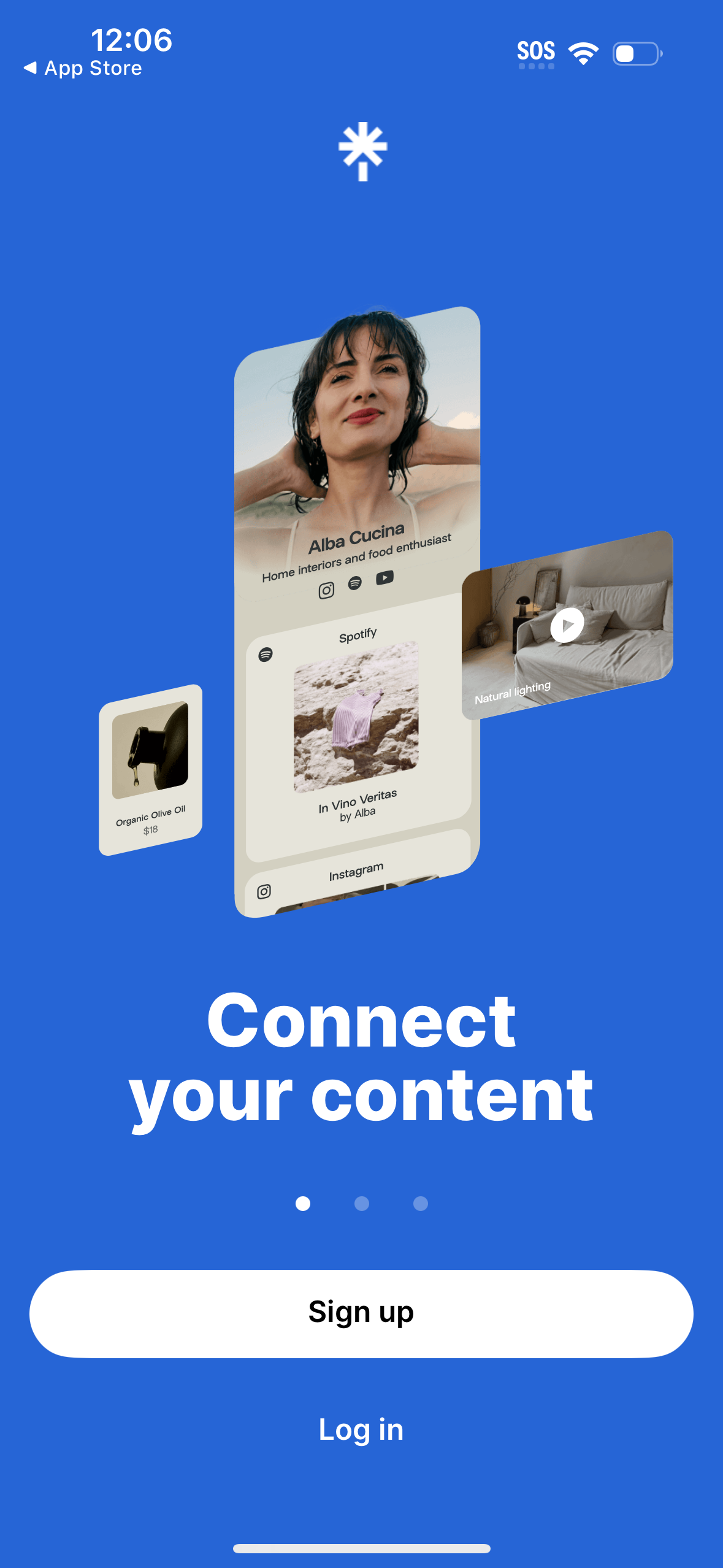 linktree login screenshot