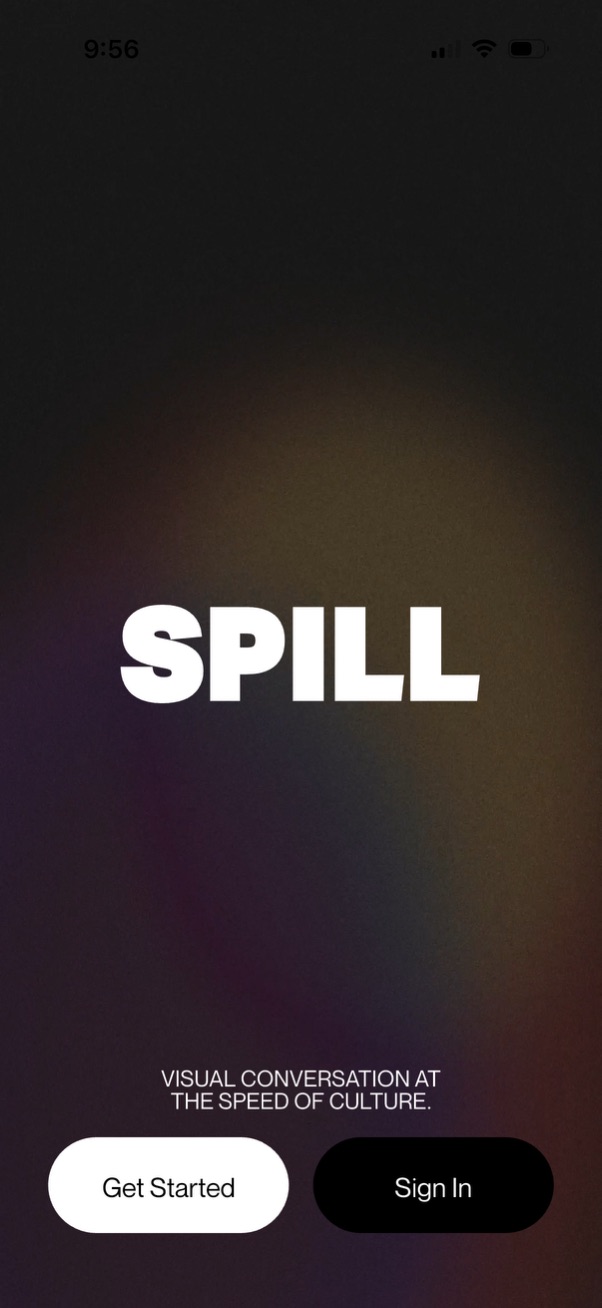 spill login screenshot