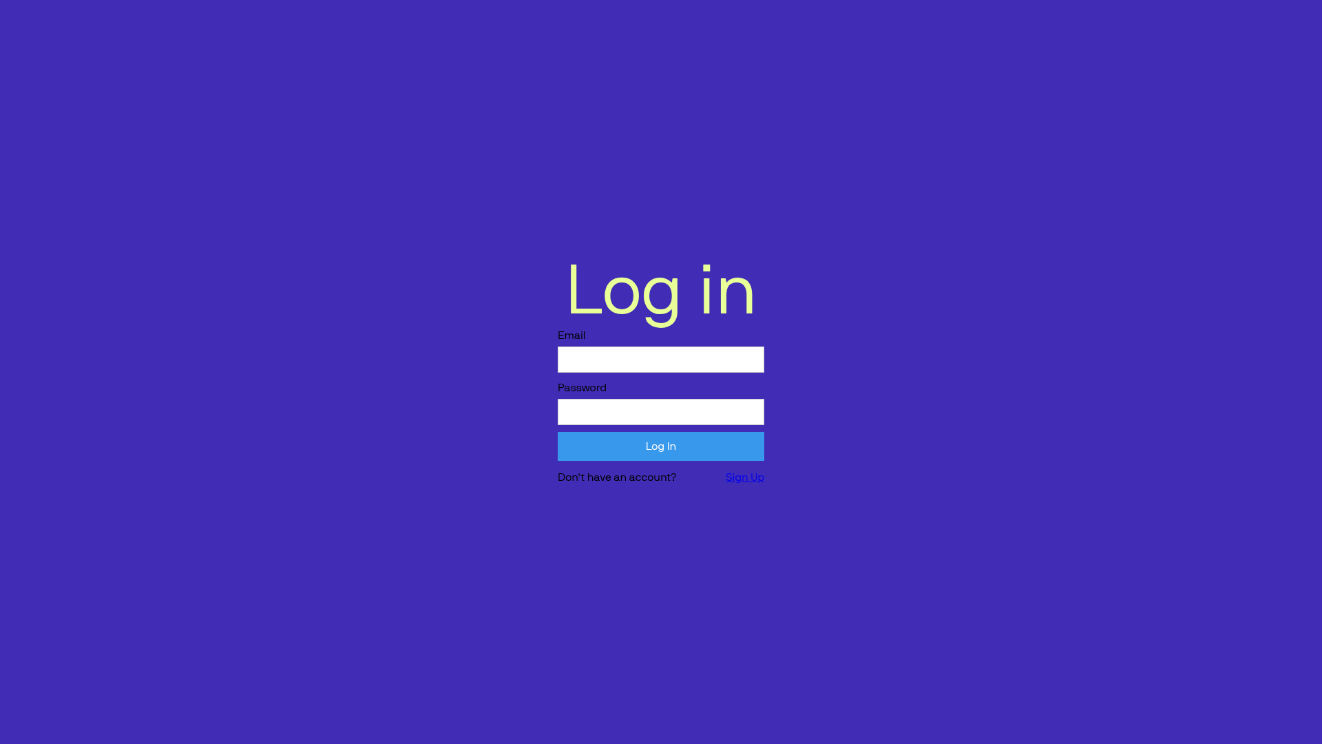 albedo login screenshot