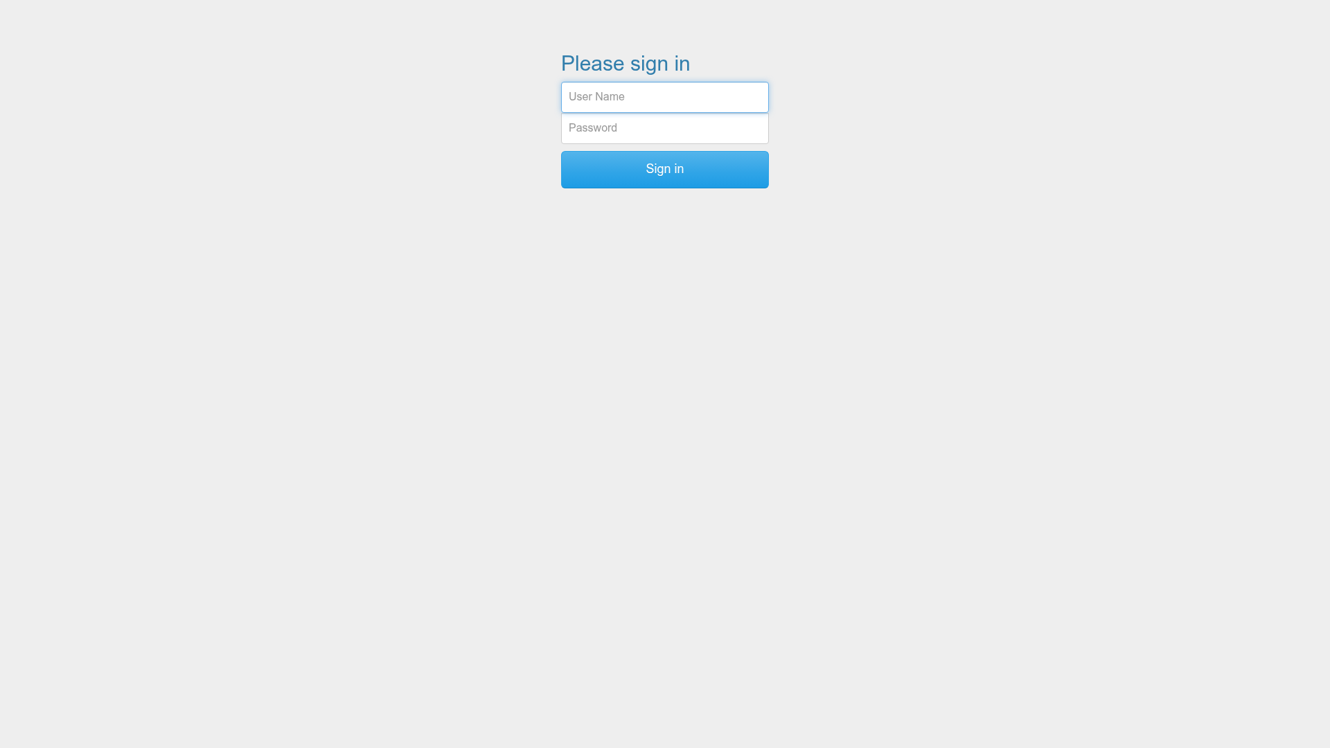 tupelo login screenshot