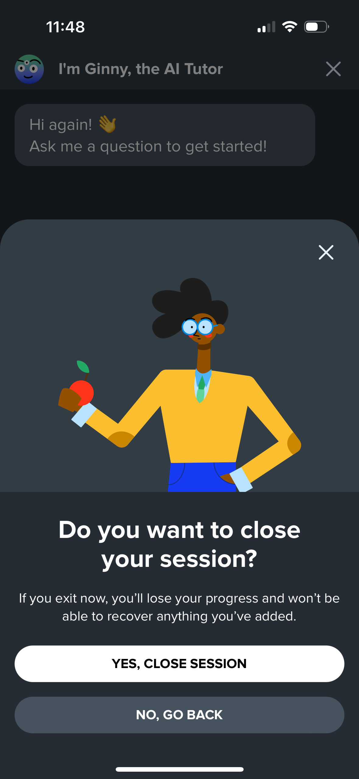 brainly modal screenshot
