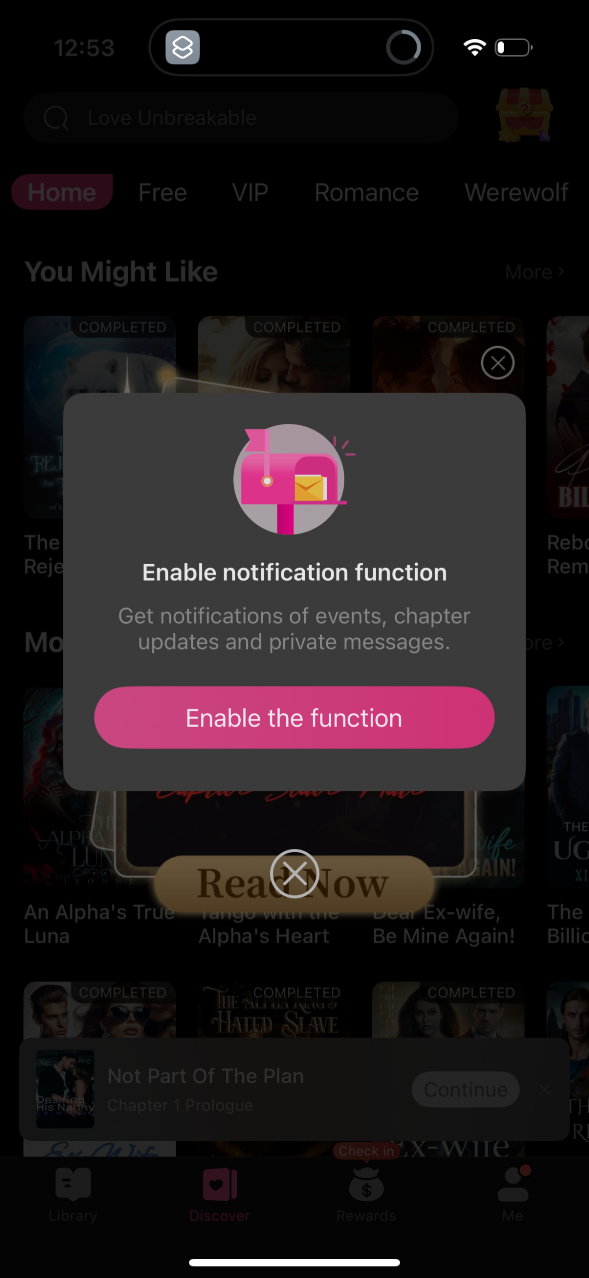 moboreader modal screenshot