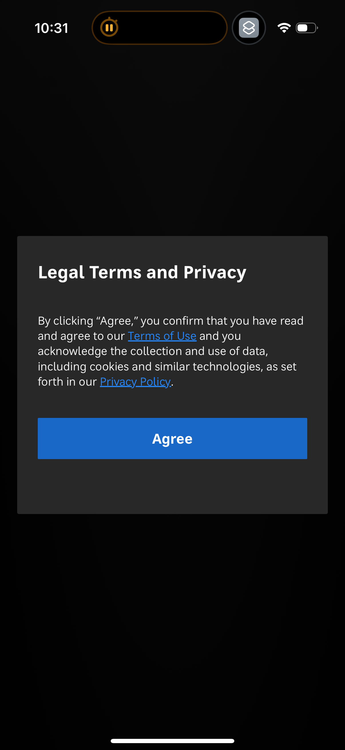 discovery modal screenshot