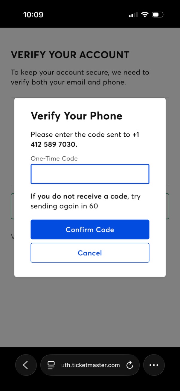ticketmaster modal screenshot