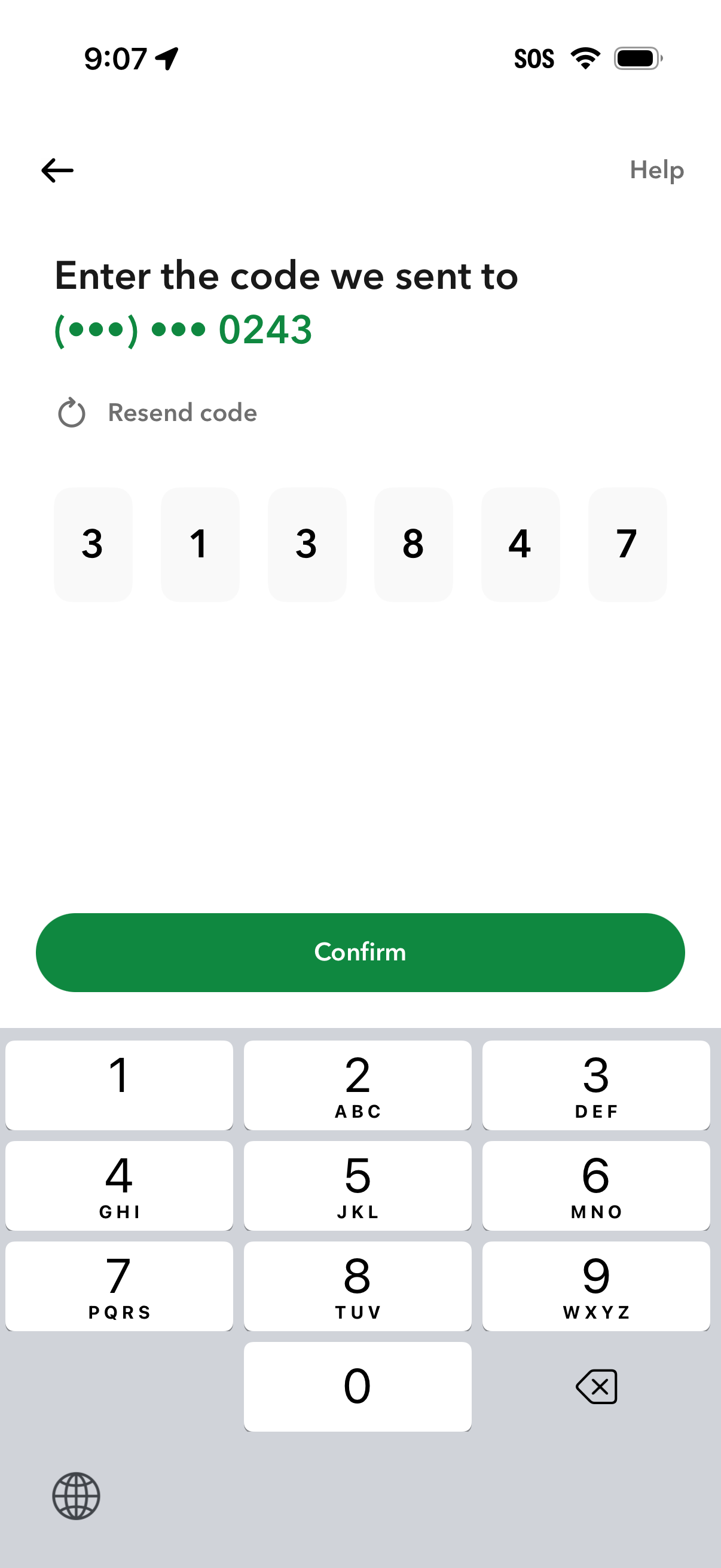 acorns modal screenshot