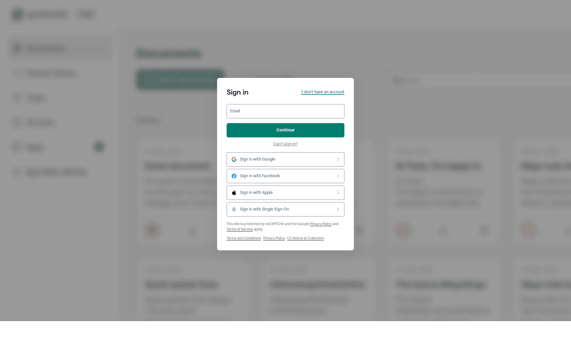 grammarly modal screenshot