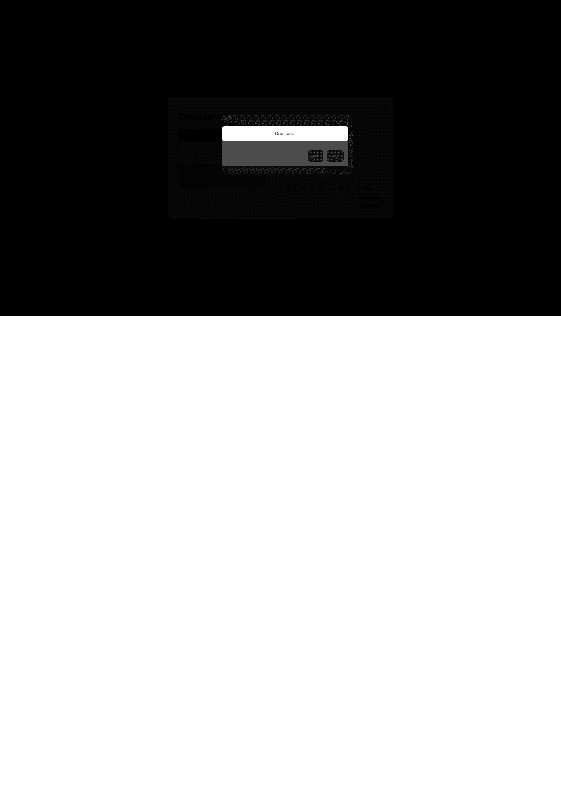 modal pattern example from rooms-roze