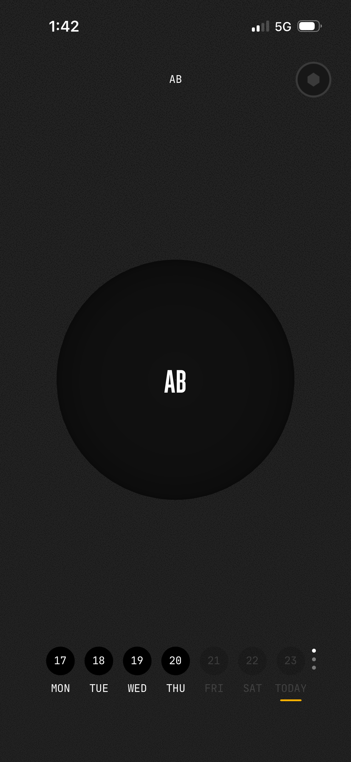 habits navigation screenshot