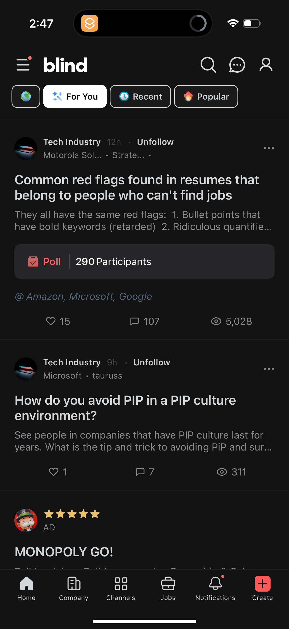 blind navigation screenshot