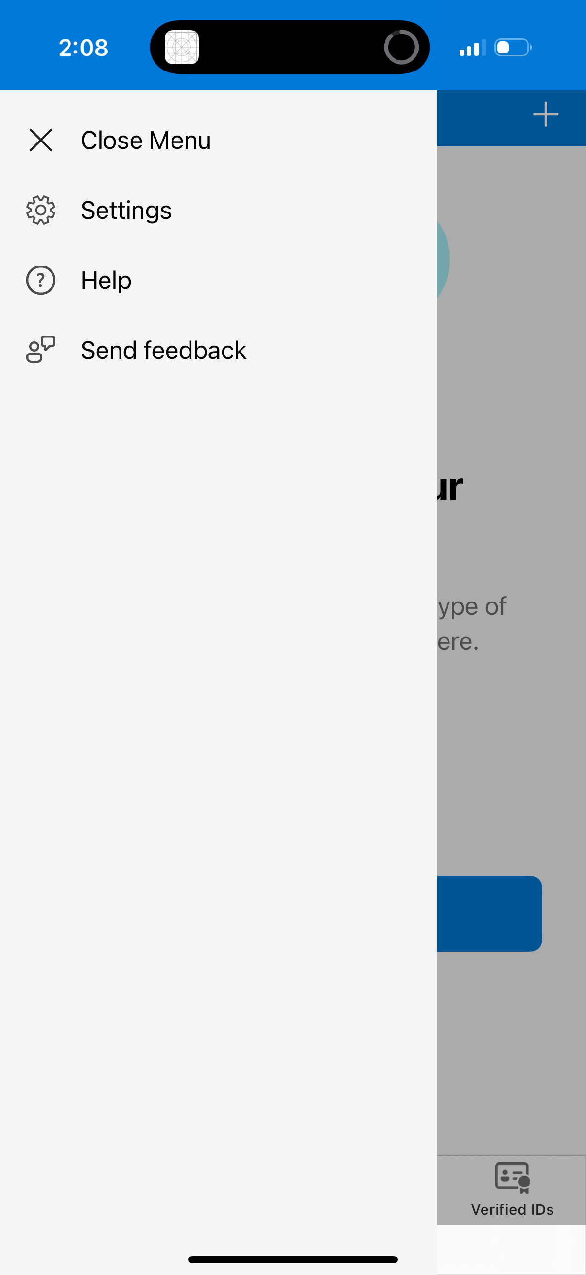 microsoft-auth navigation screenshot