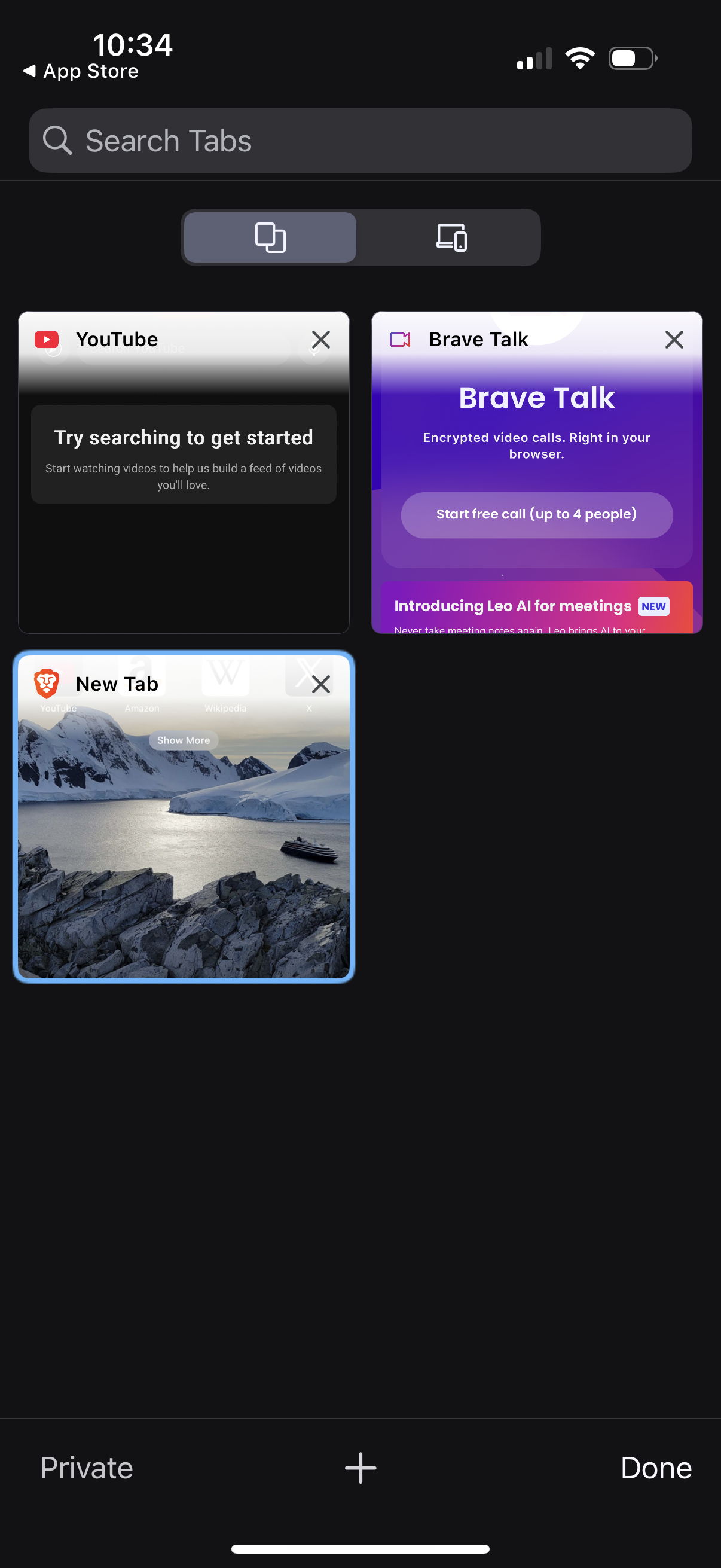 brave navigation screenshot