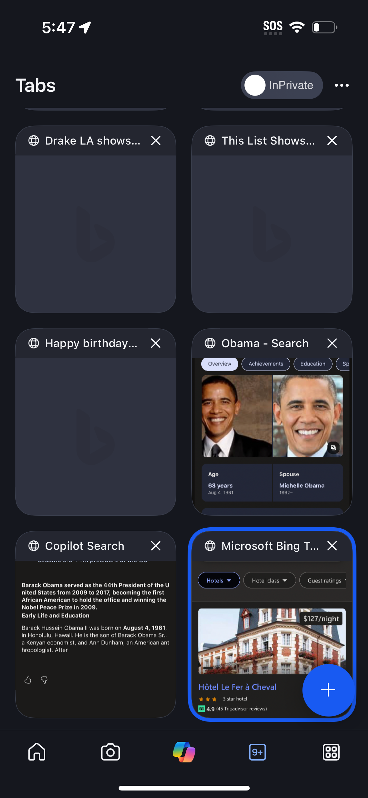 bing navigation screenshot