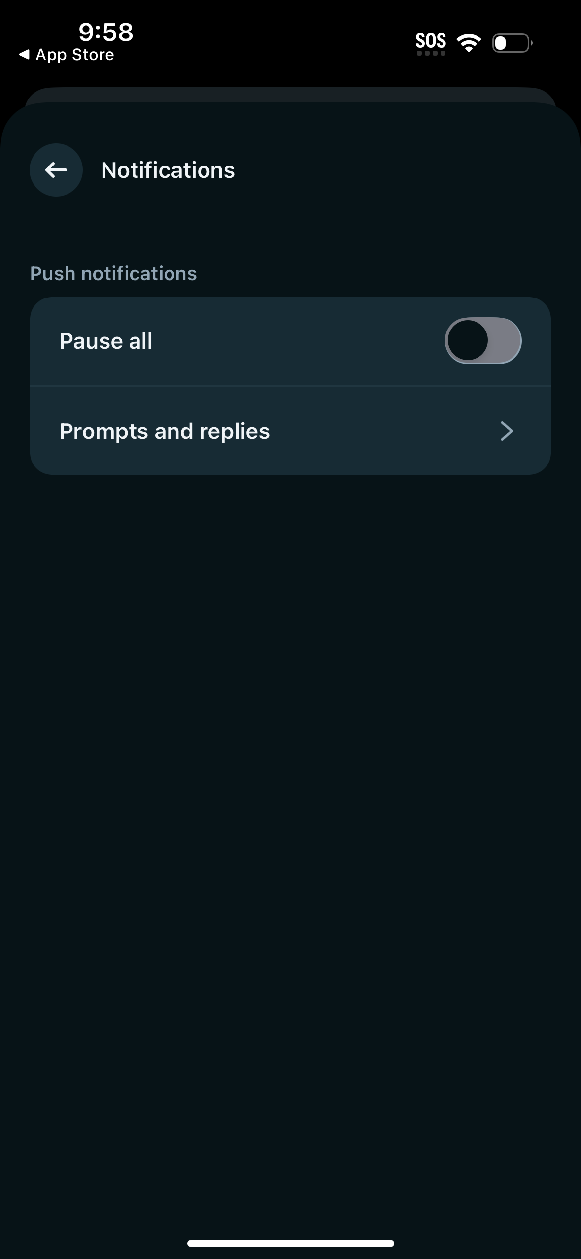 meta-ai notifications screenshot