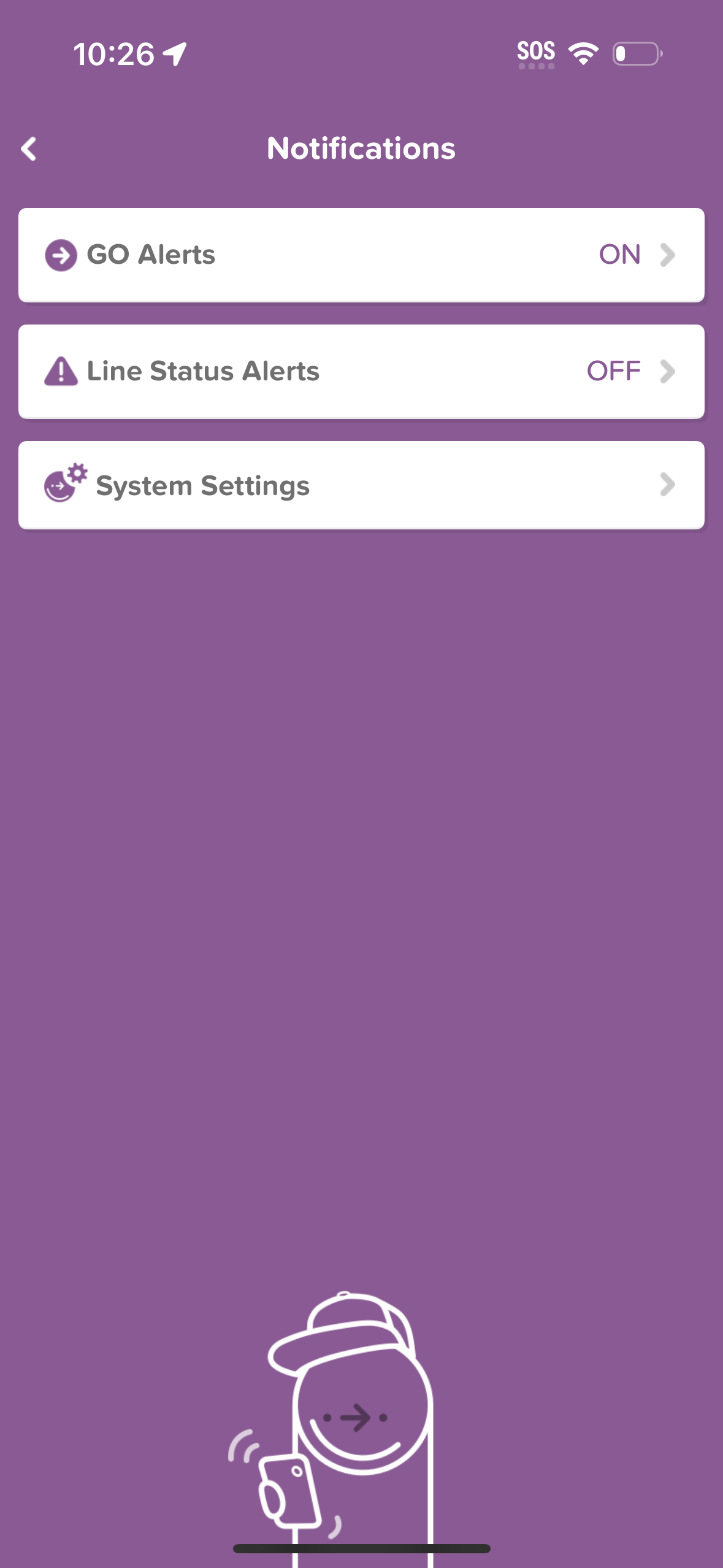 citymapper notifications screenshot