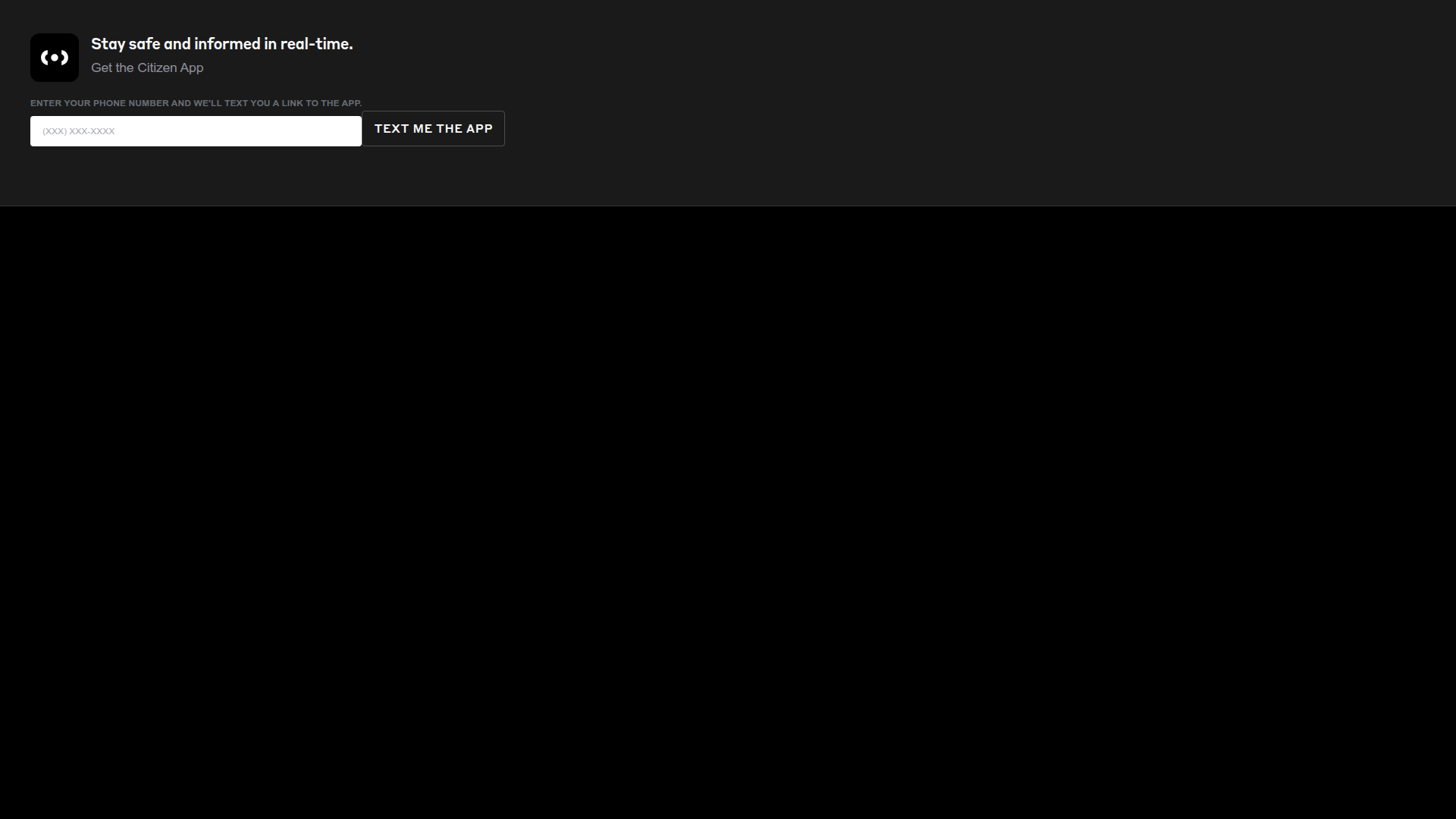 citizen notifications screenshot