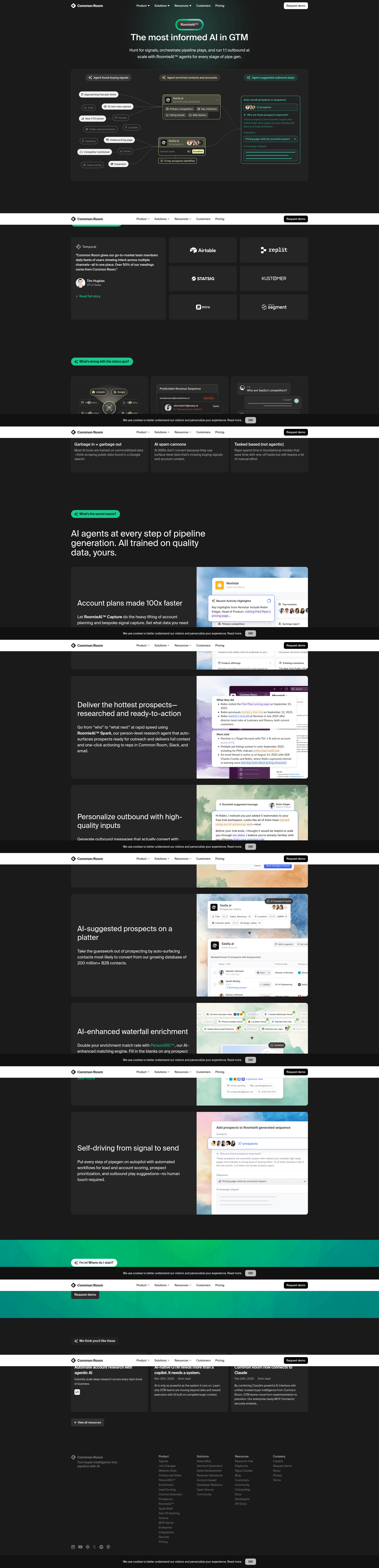 common-room notifications screenshot