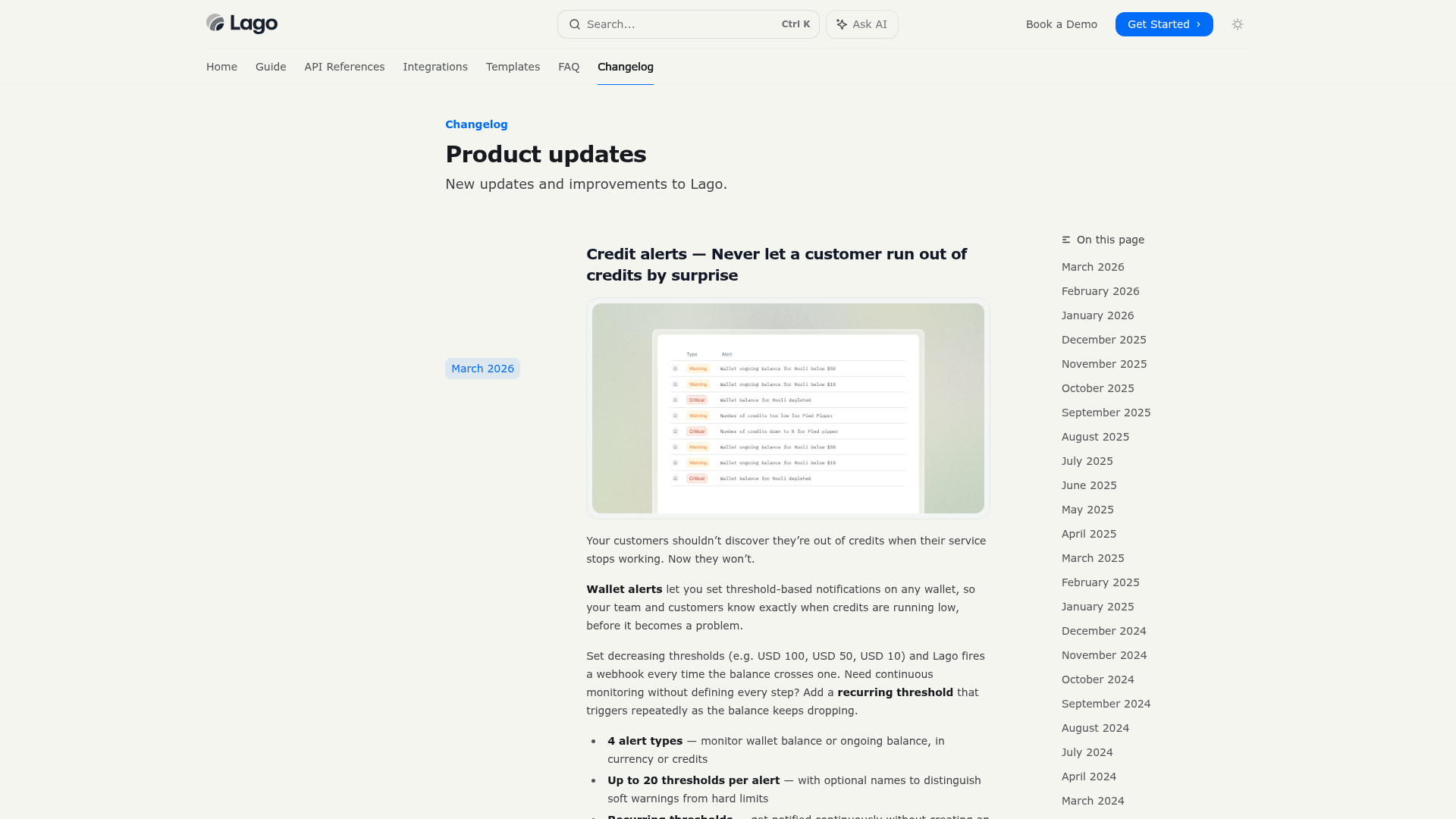 lago notifications screenshot