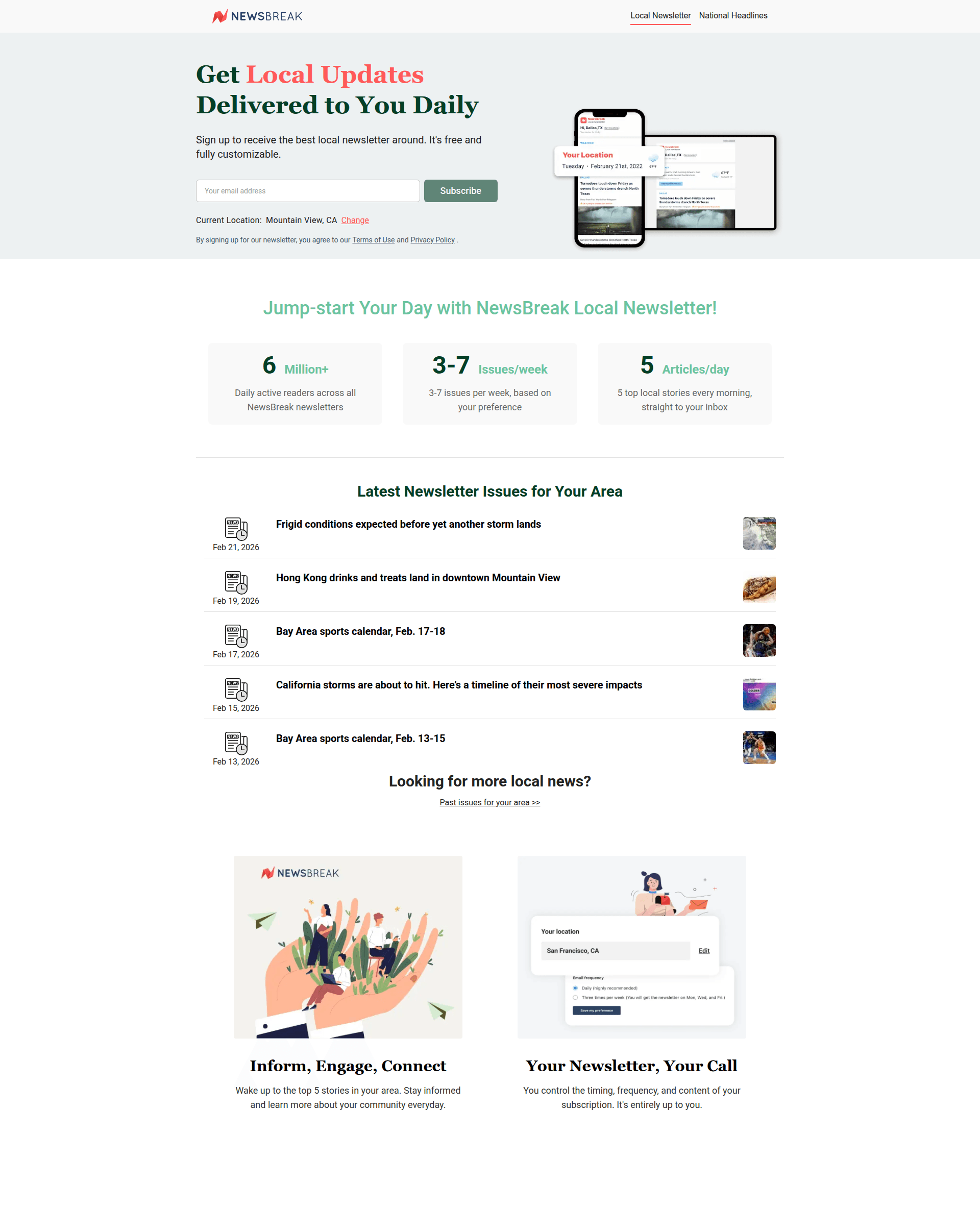 newsbreak notifications screenshot