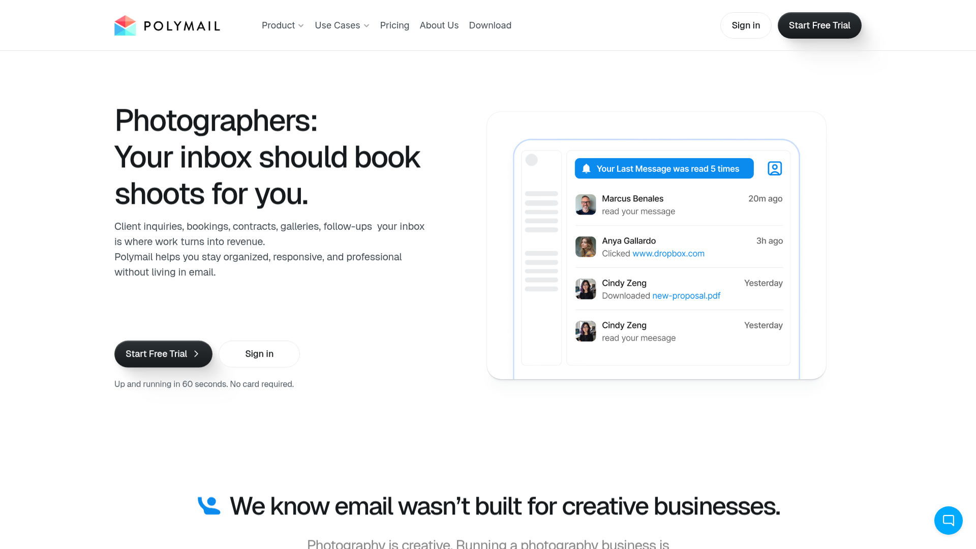 polymail notifications screenshot