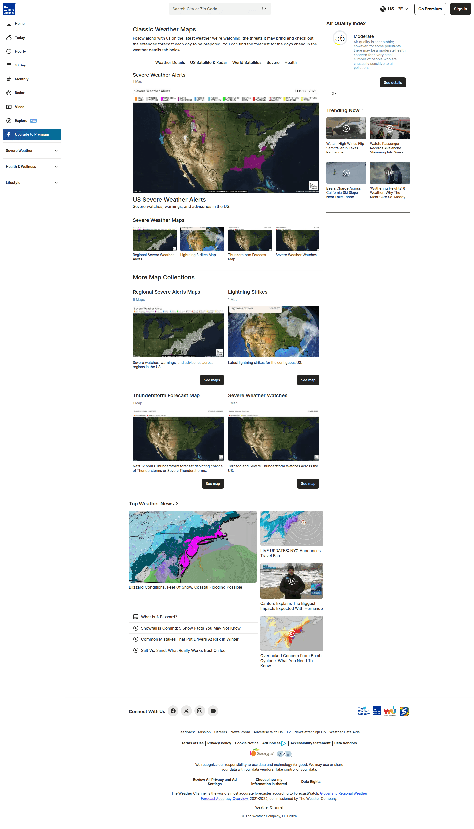 the-weather-channel notifications screenshot