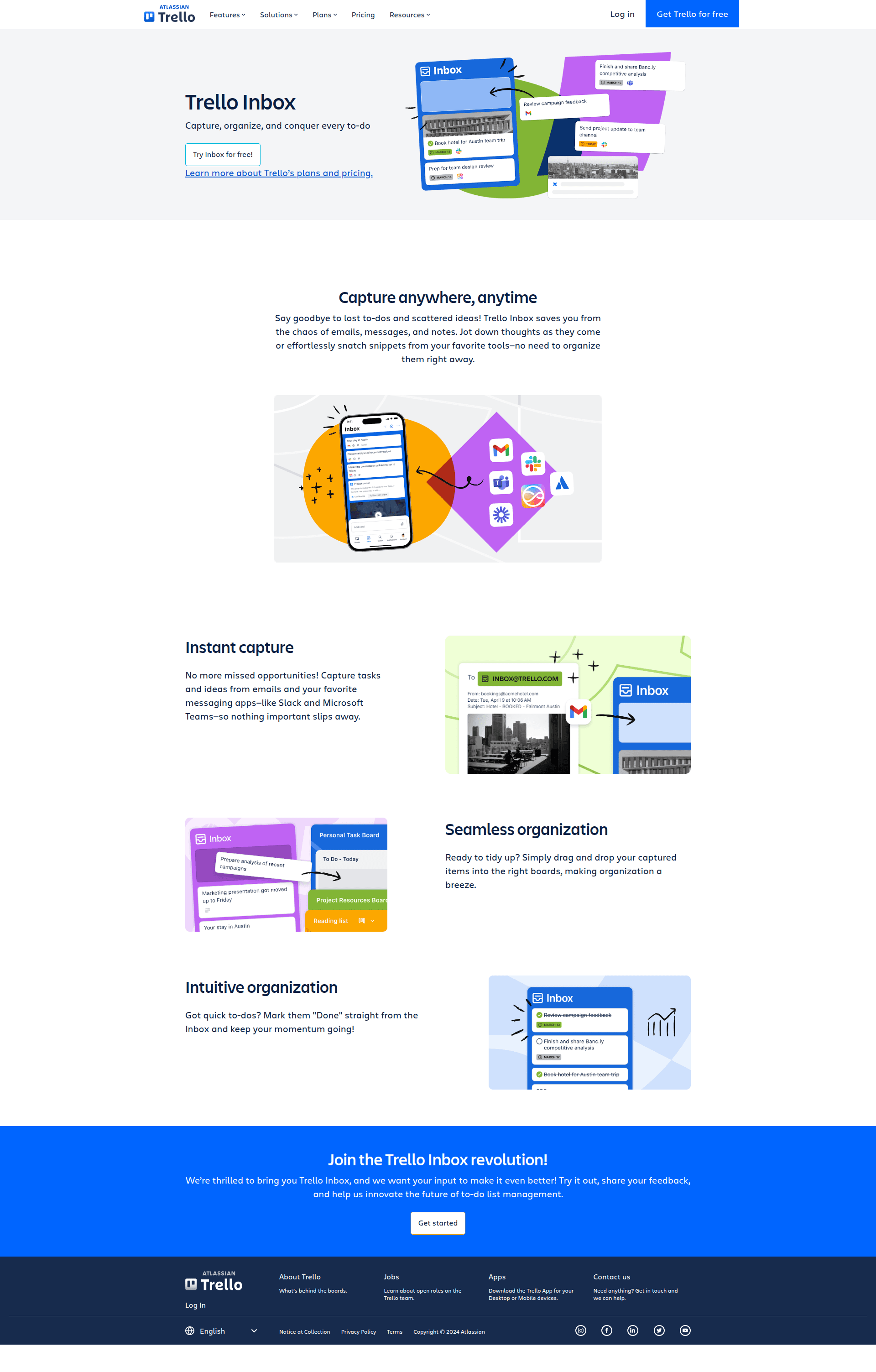 notifications pattern example from trello