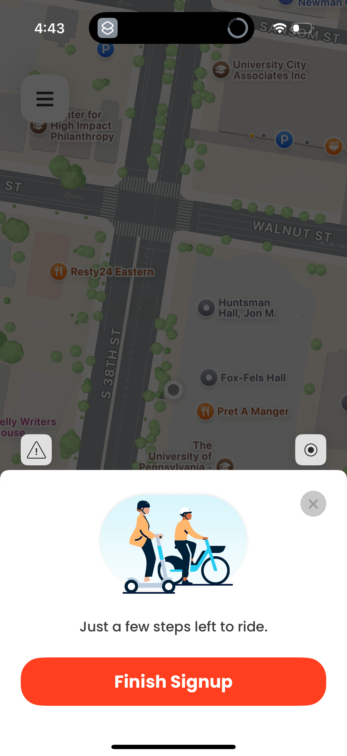 spin onboarding screenshot