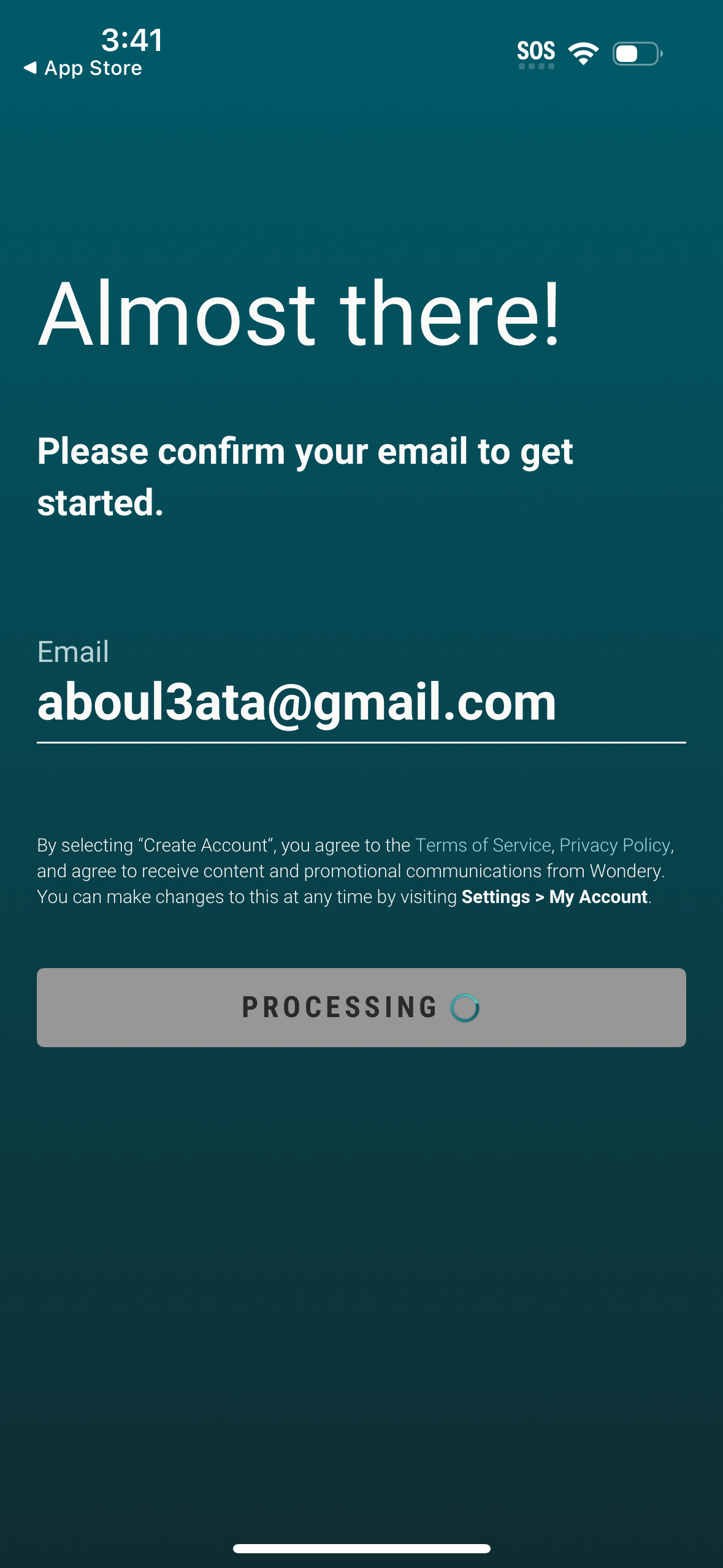 wondery onboarding screenshot