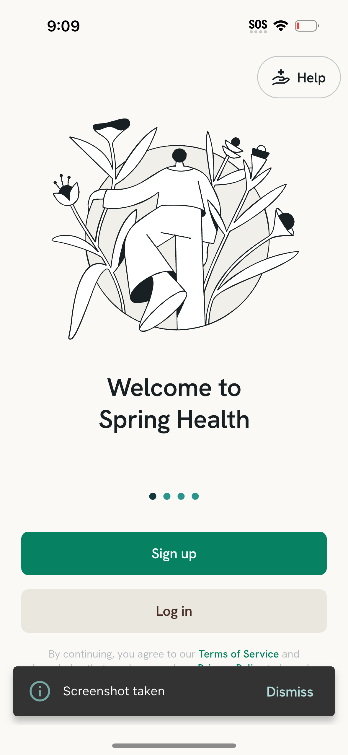 spring-health onboarding screenshot