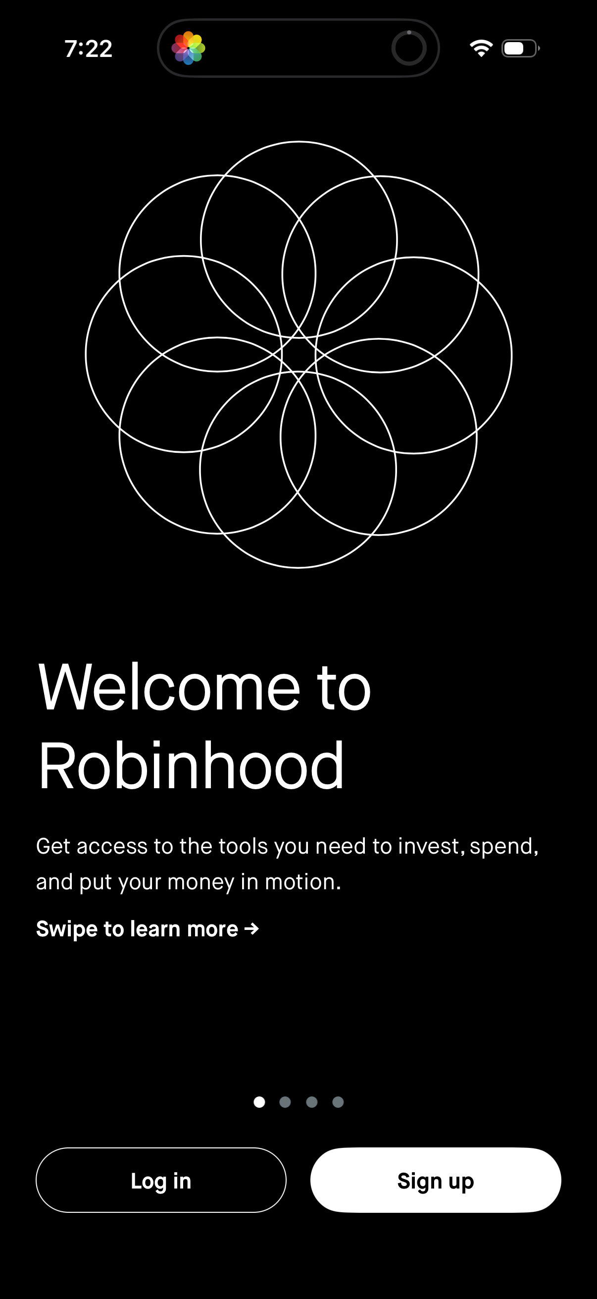 robinhood onboarding screenshot